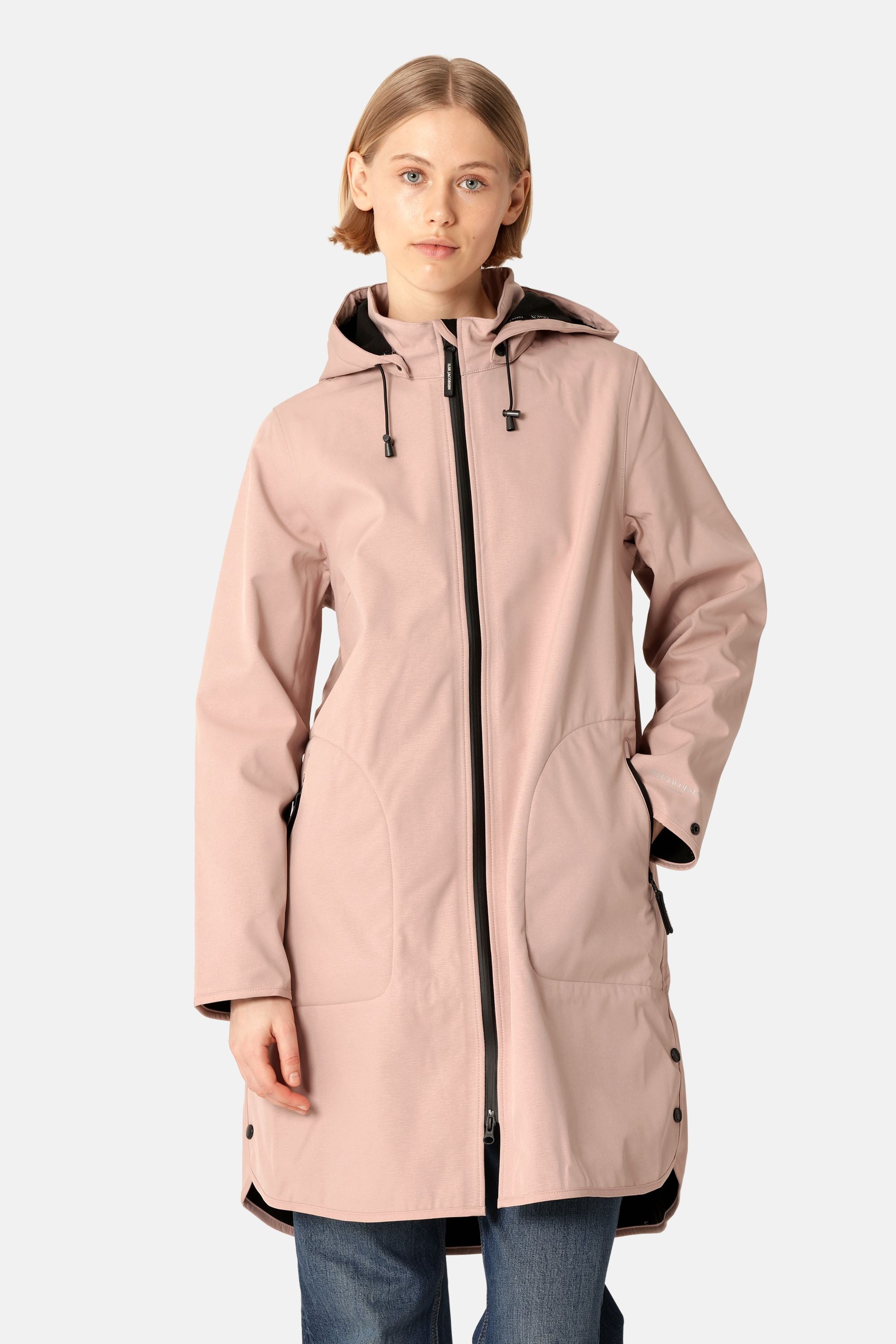 Softshell Regnjacka A-linje - Adobe Rose