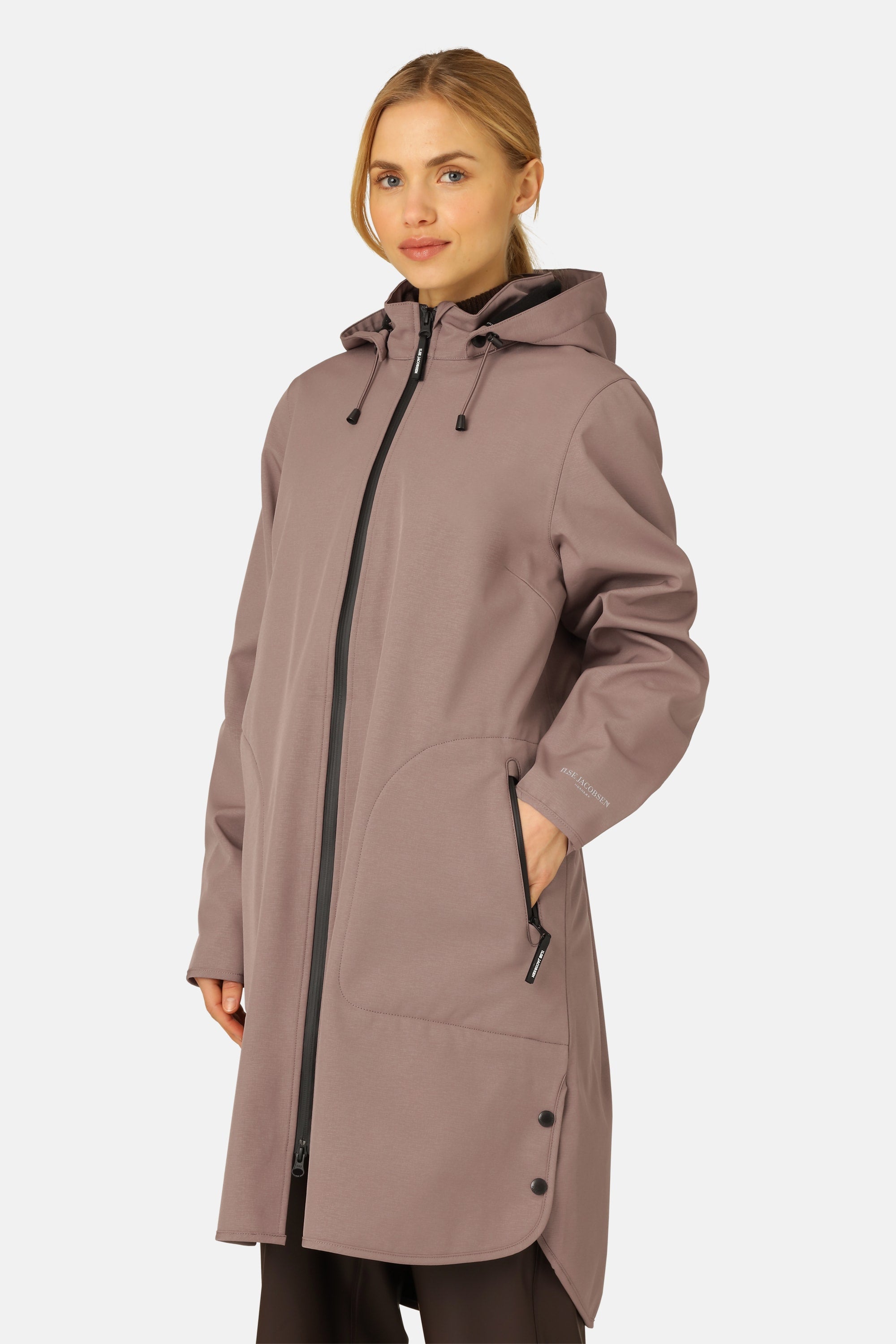 Softshell Regnjacka A-linje - Old Lavender