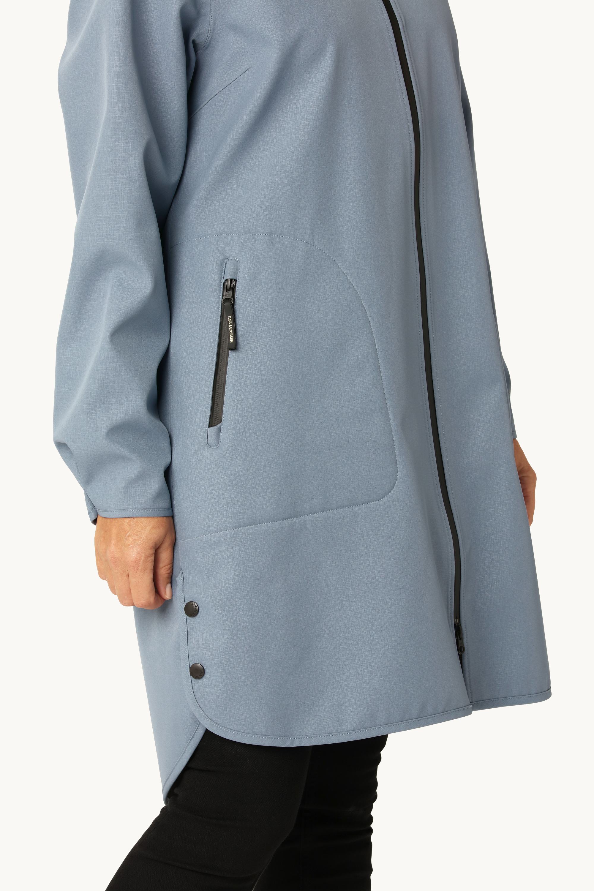 Softshell Regnjacka A-linje - Grey Blue
