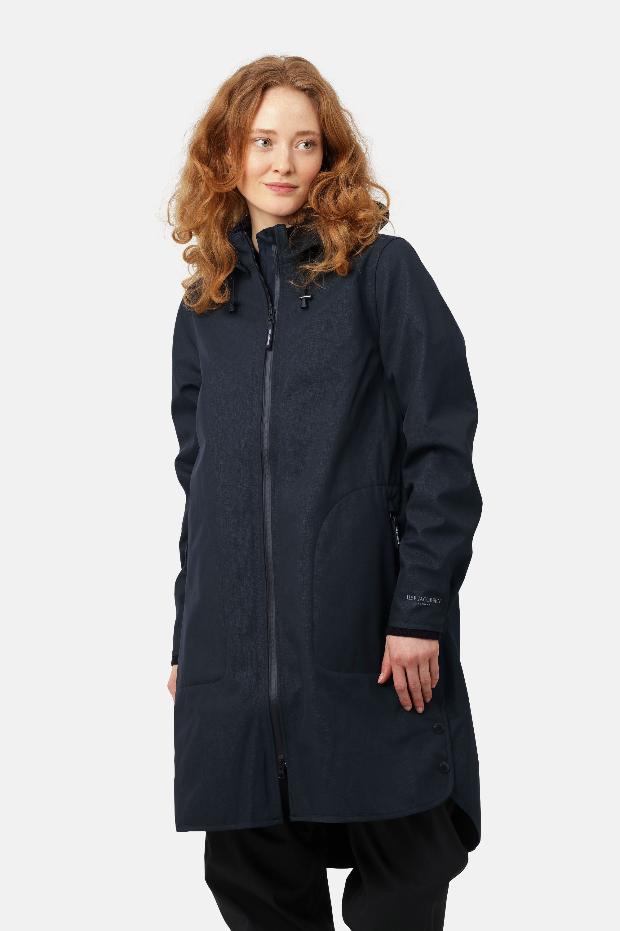 Softshell Regnjacka A-linje - Dark Indigo