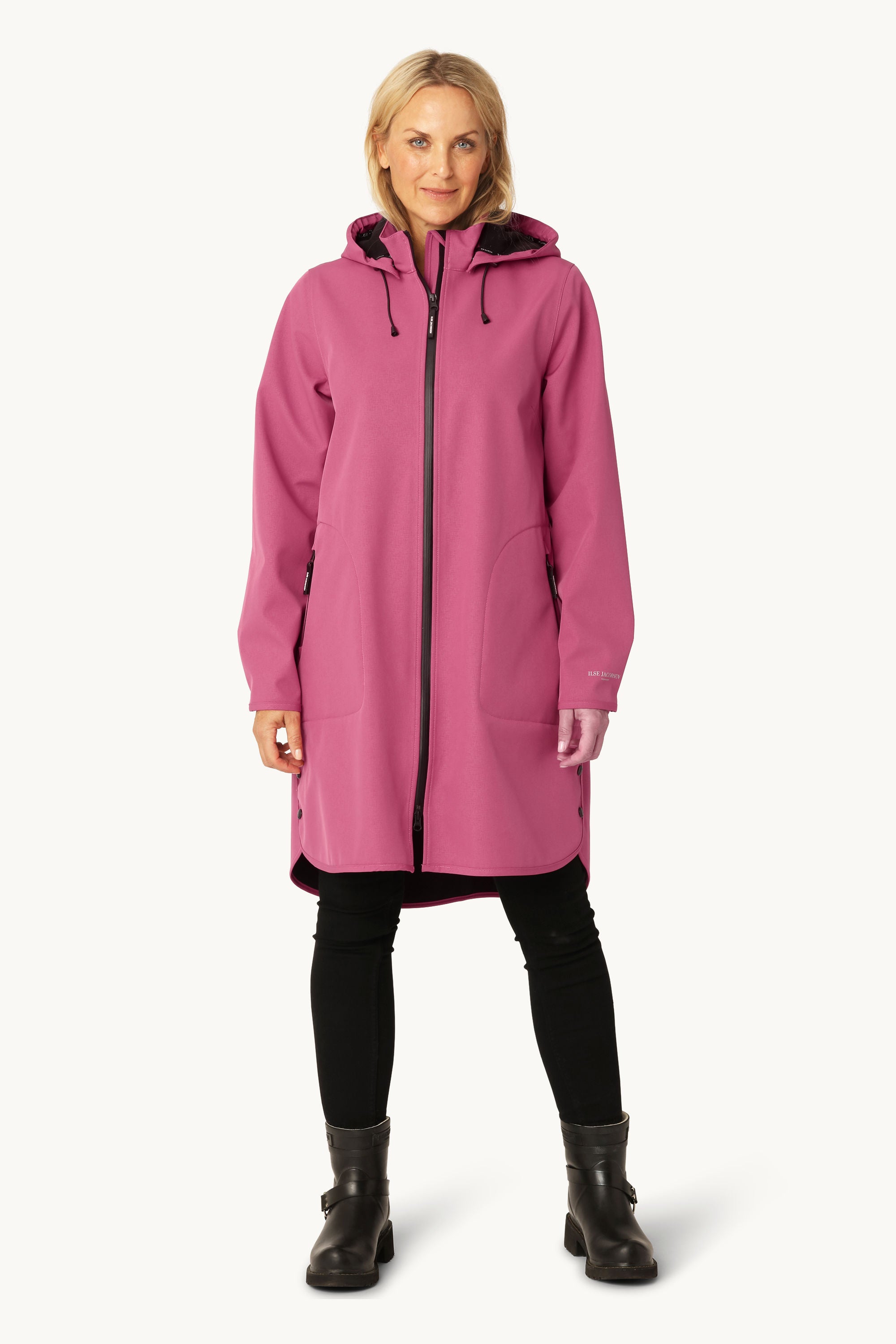 Softshell Regnjacka A-linje - Magenta Haze