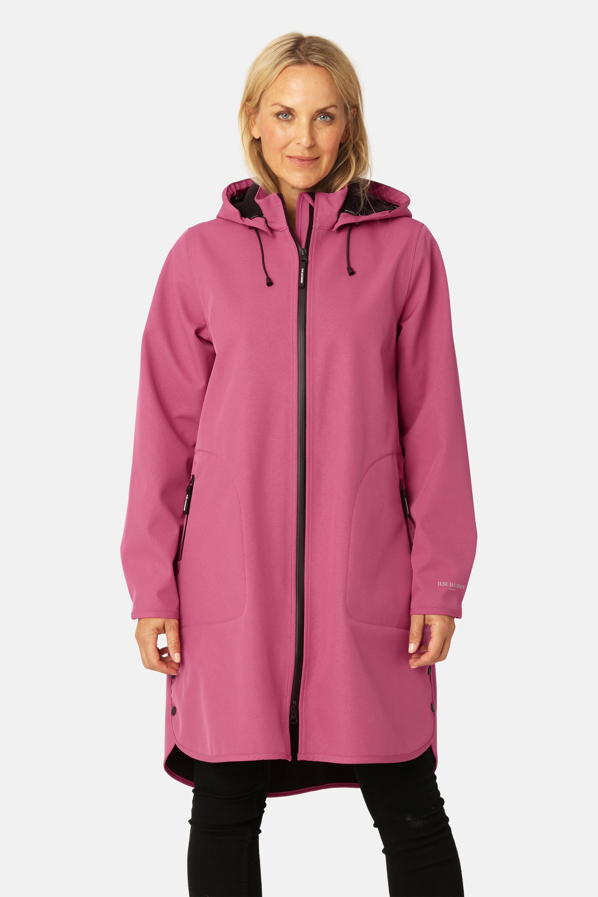 Softshell Regnjacka A-linje - Magenta Haze