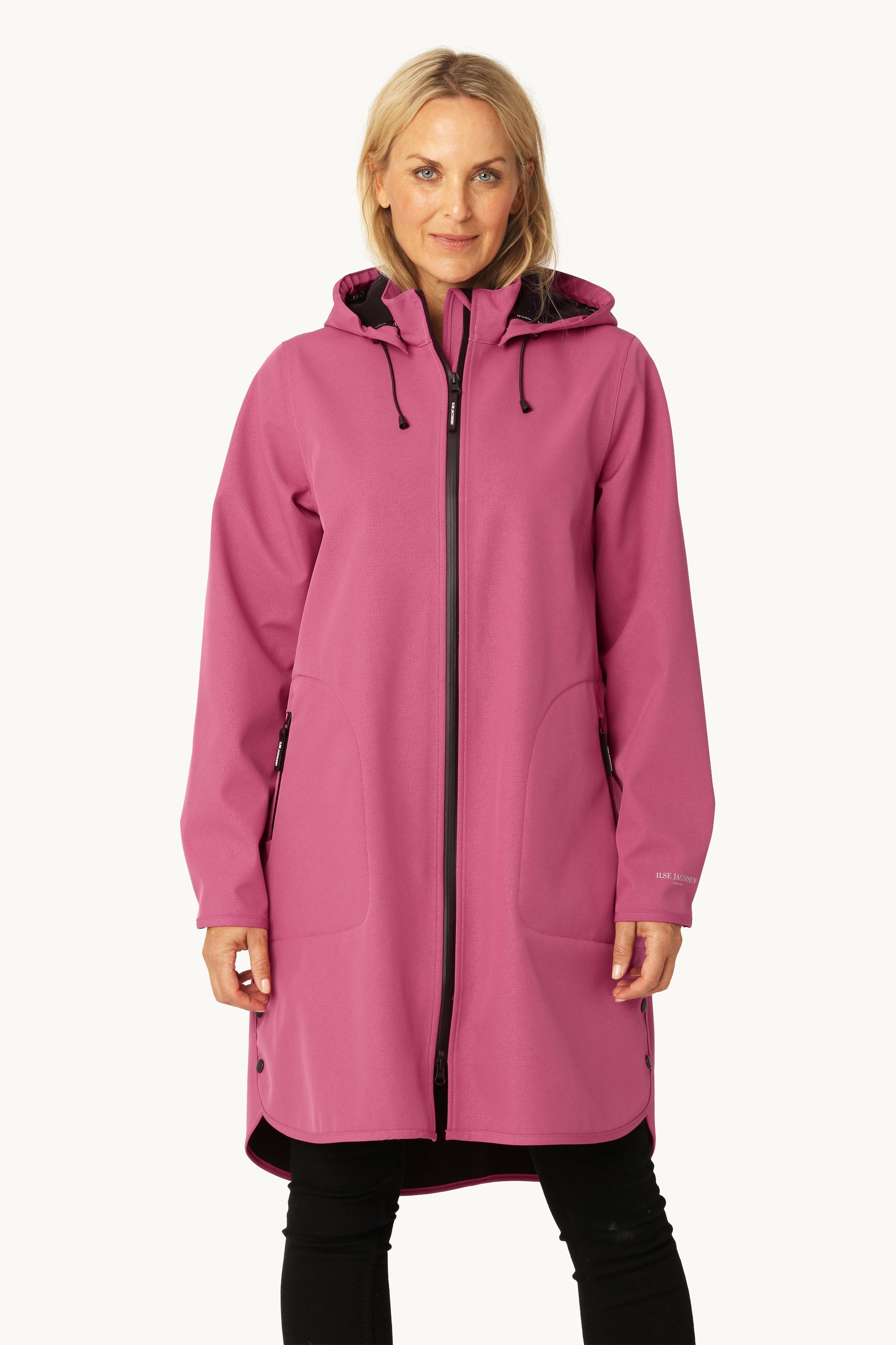 Softshell Regnjacka A-linje - Magenta Haze