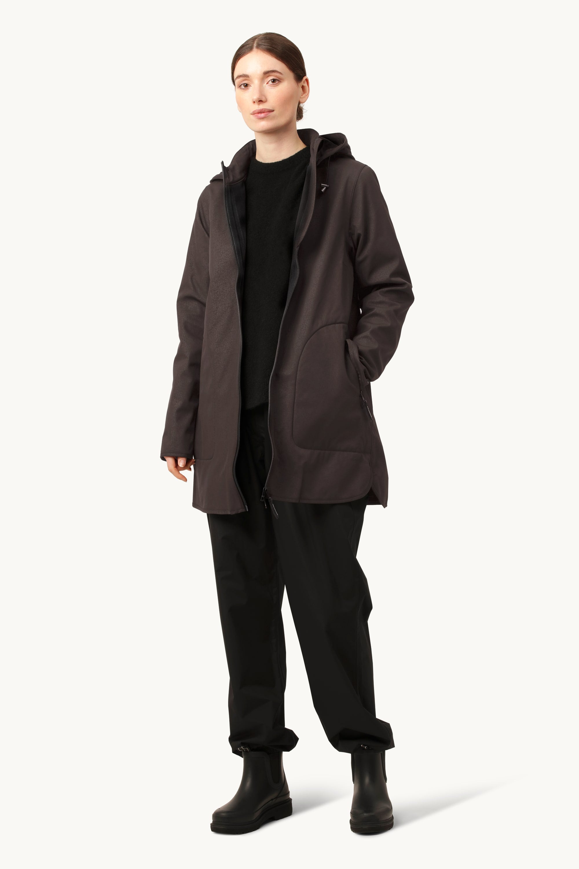 Softshell Regnjacka A-linje - Black
