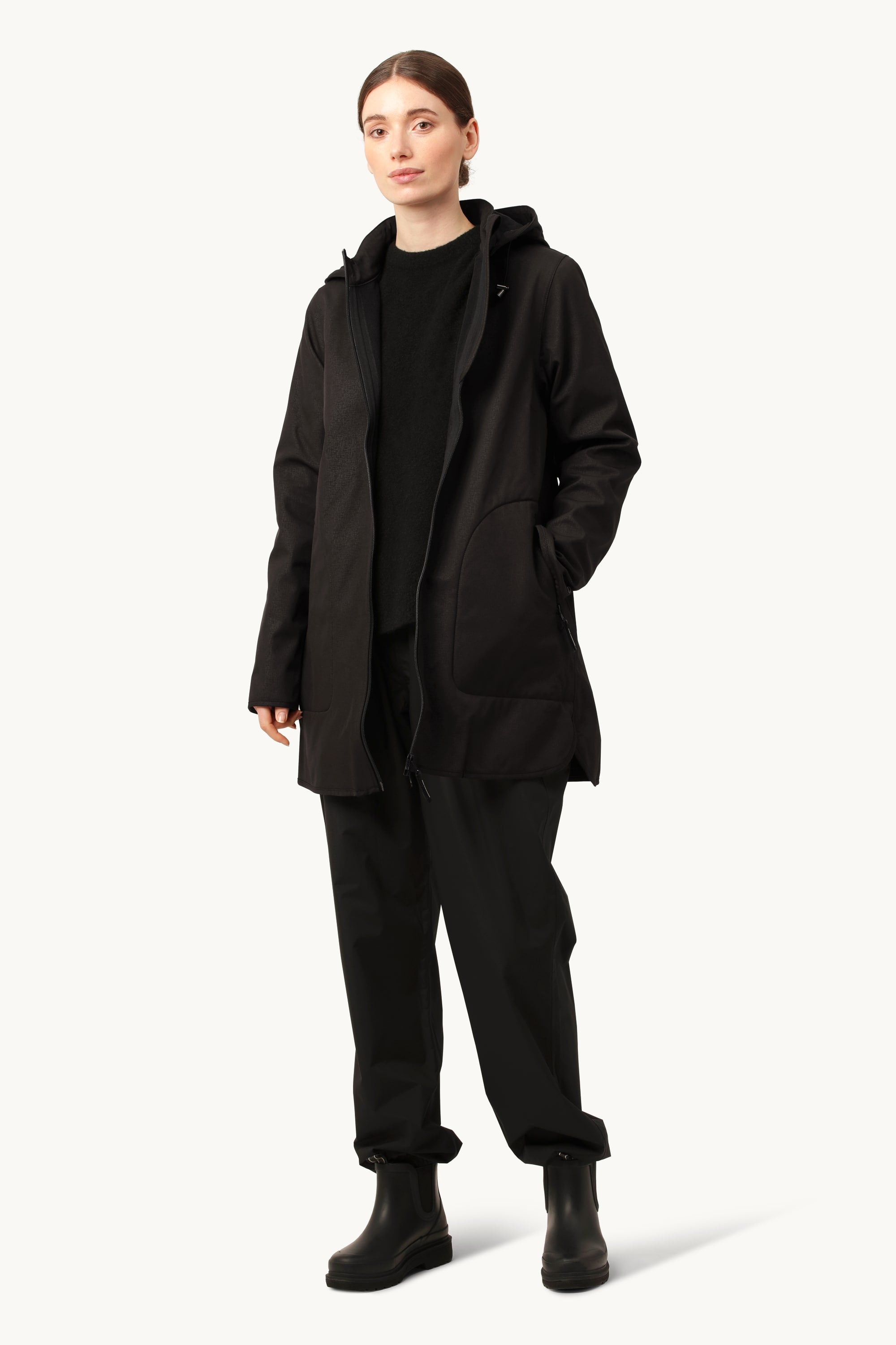 Softshell Regnjacka A-linje - Black