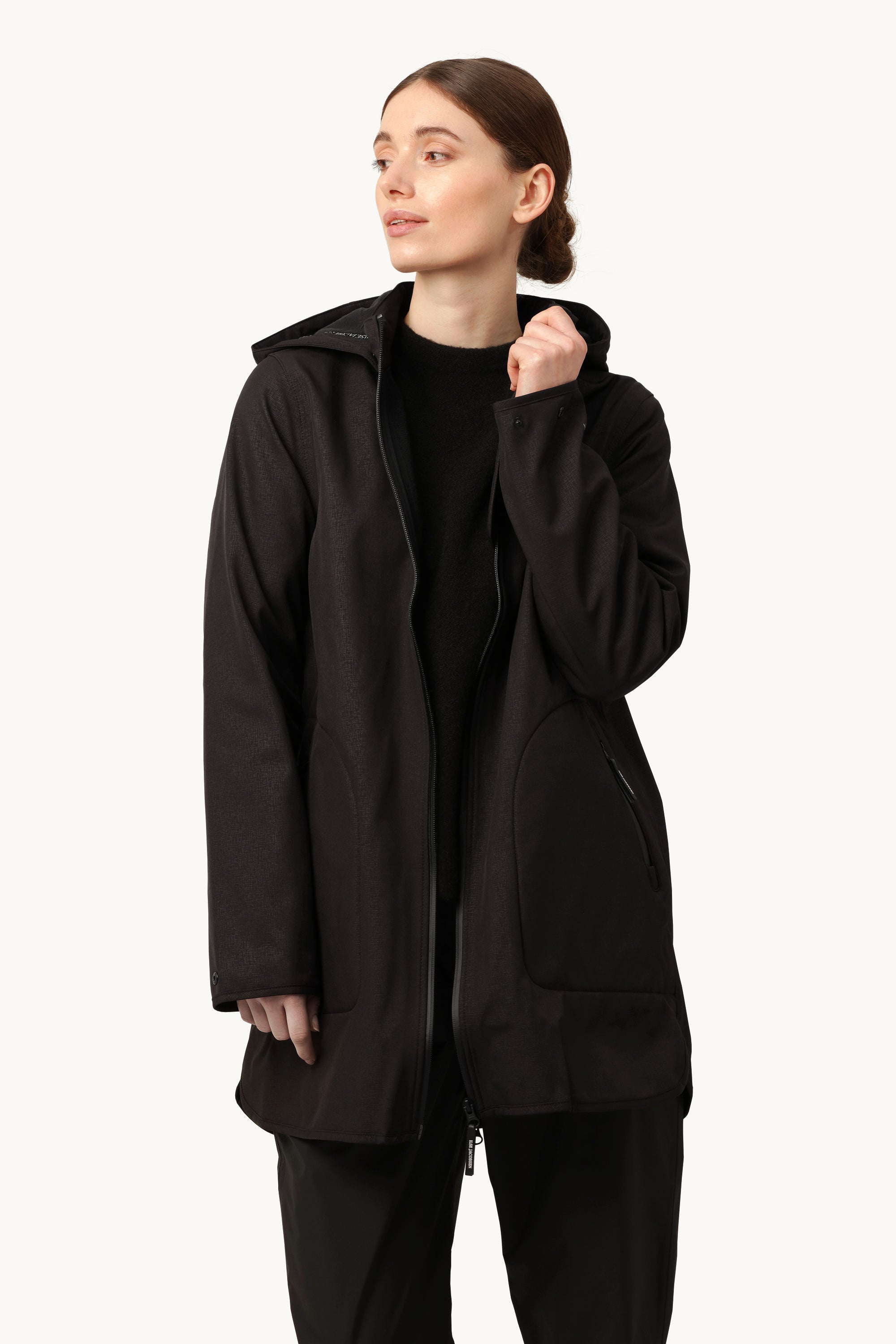 Softshell Regnjacka A-linje - Black