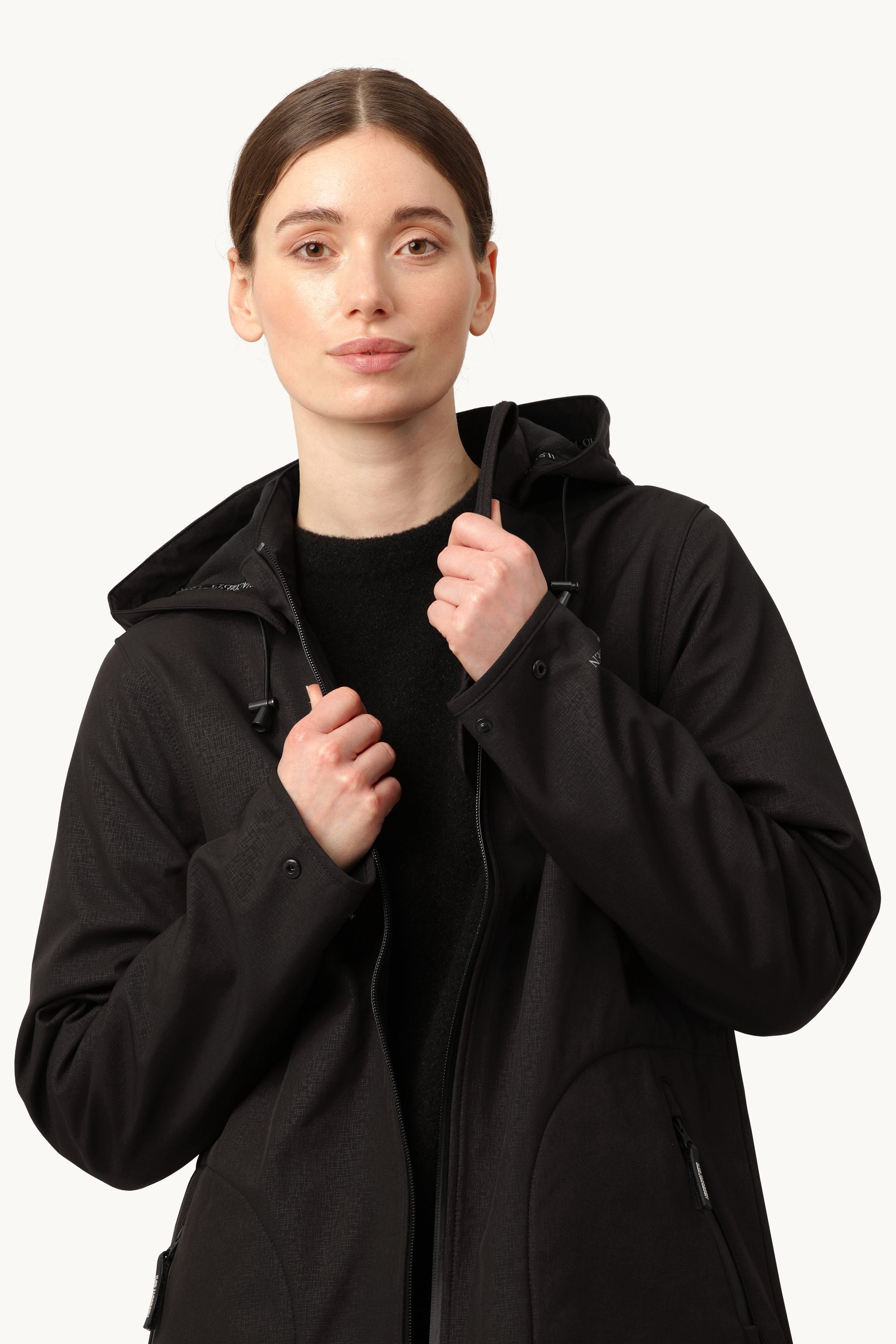 Softshell Regnjacka A-linje - Black