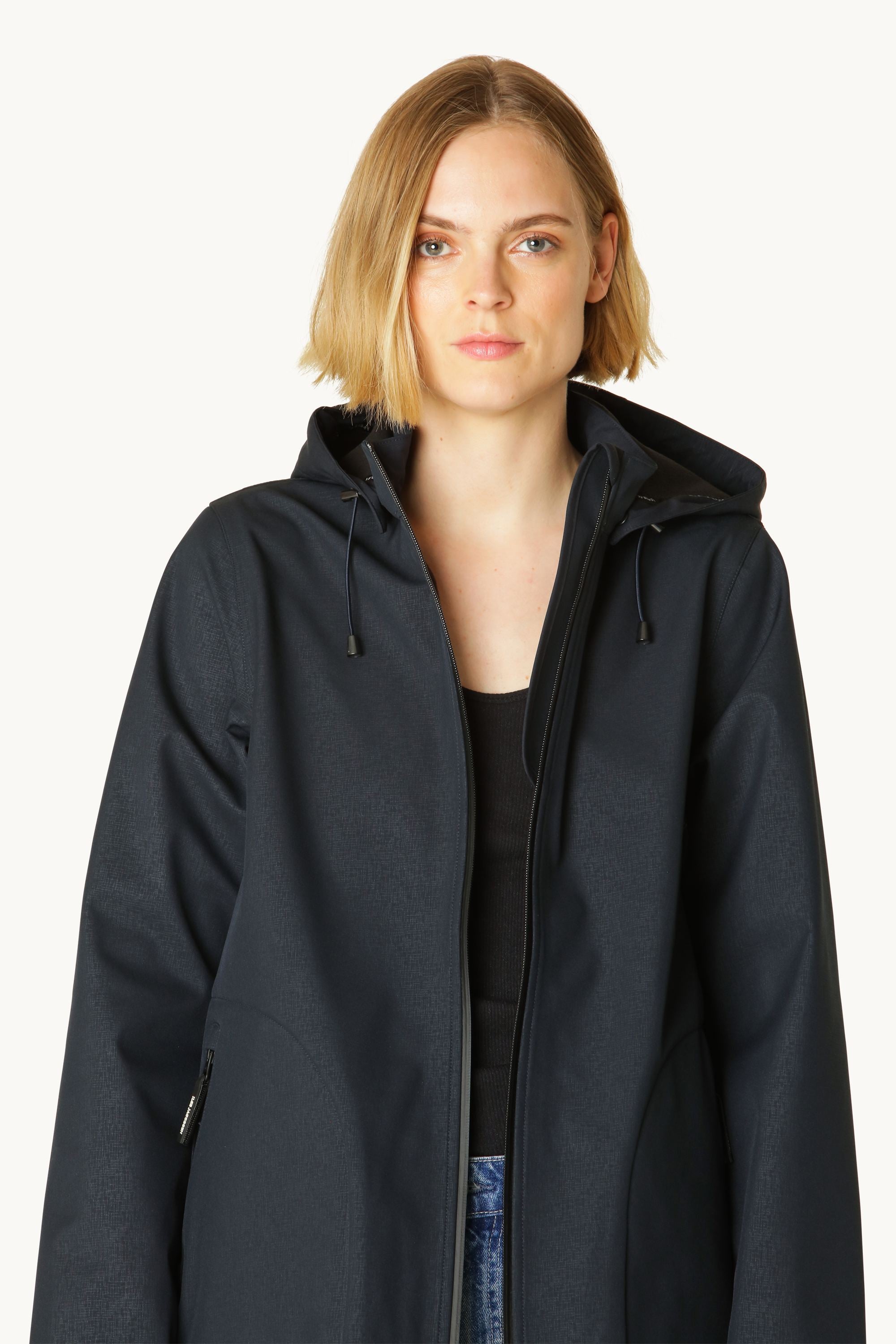 Softshell Regnjacka A-linje - Dark Indigo