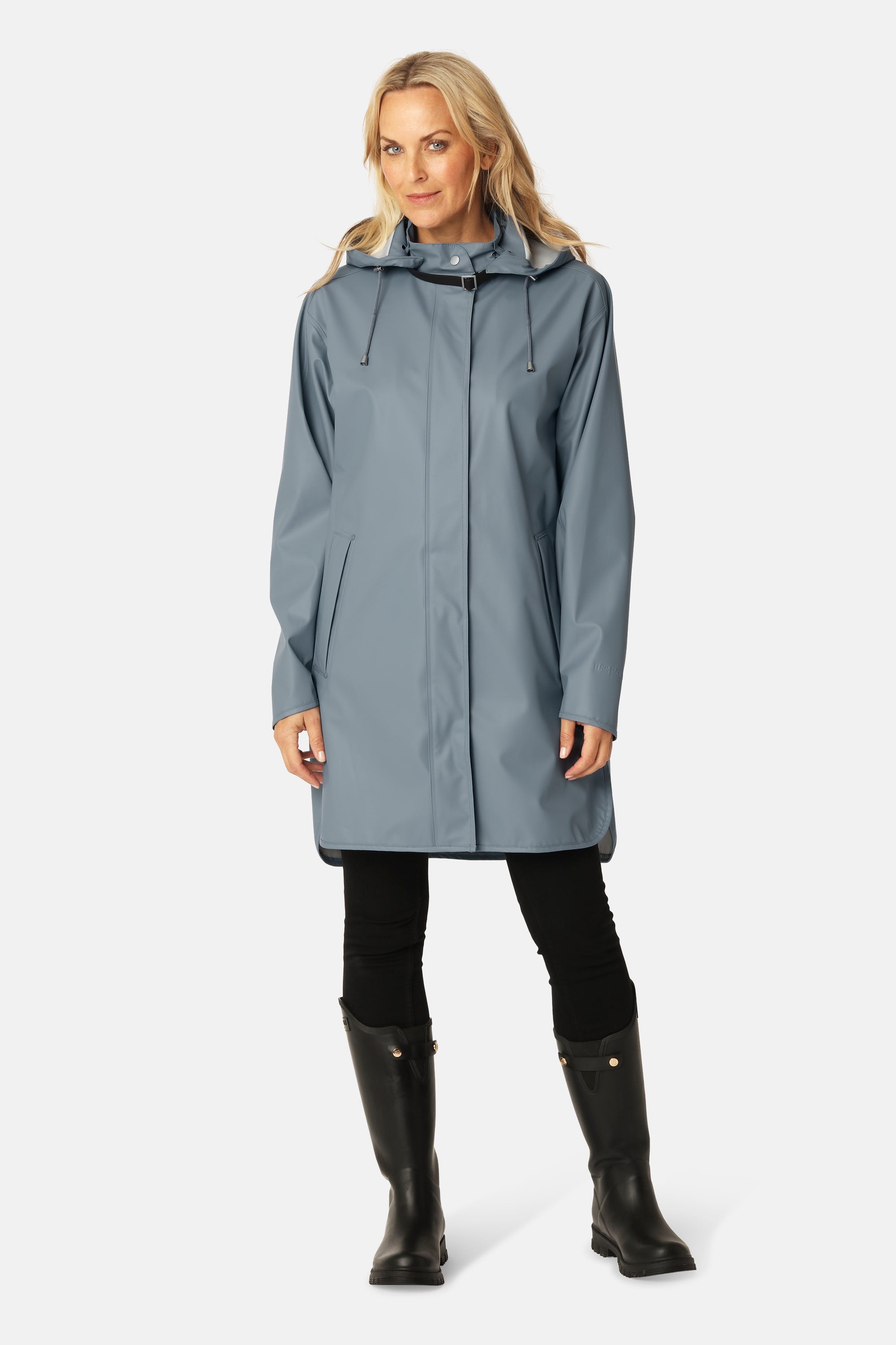 Raincoat - Grey Blue