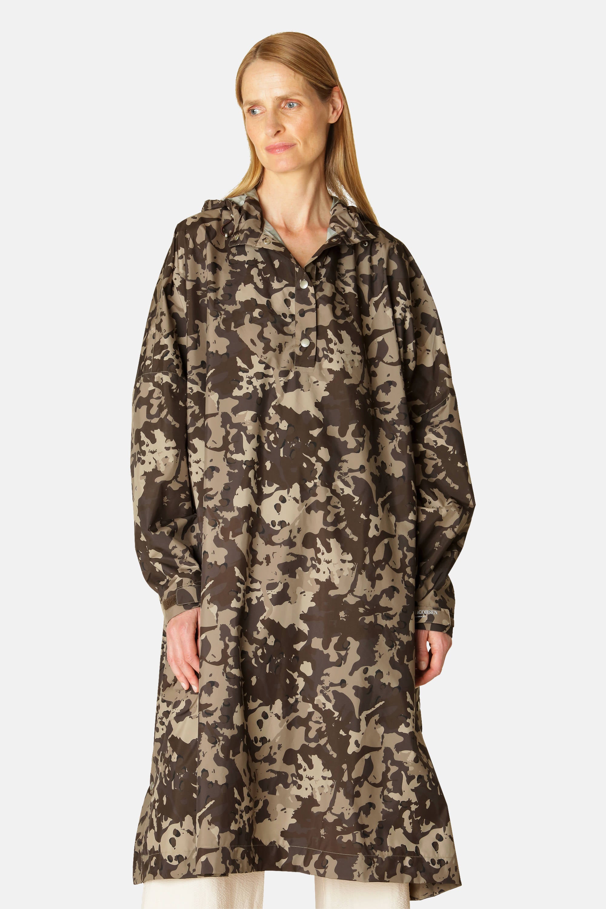 Regnponcho - Brown Camo