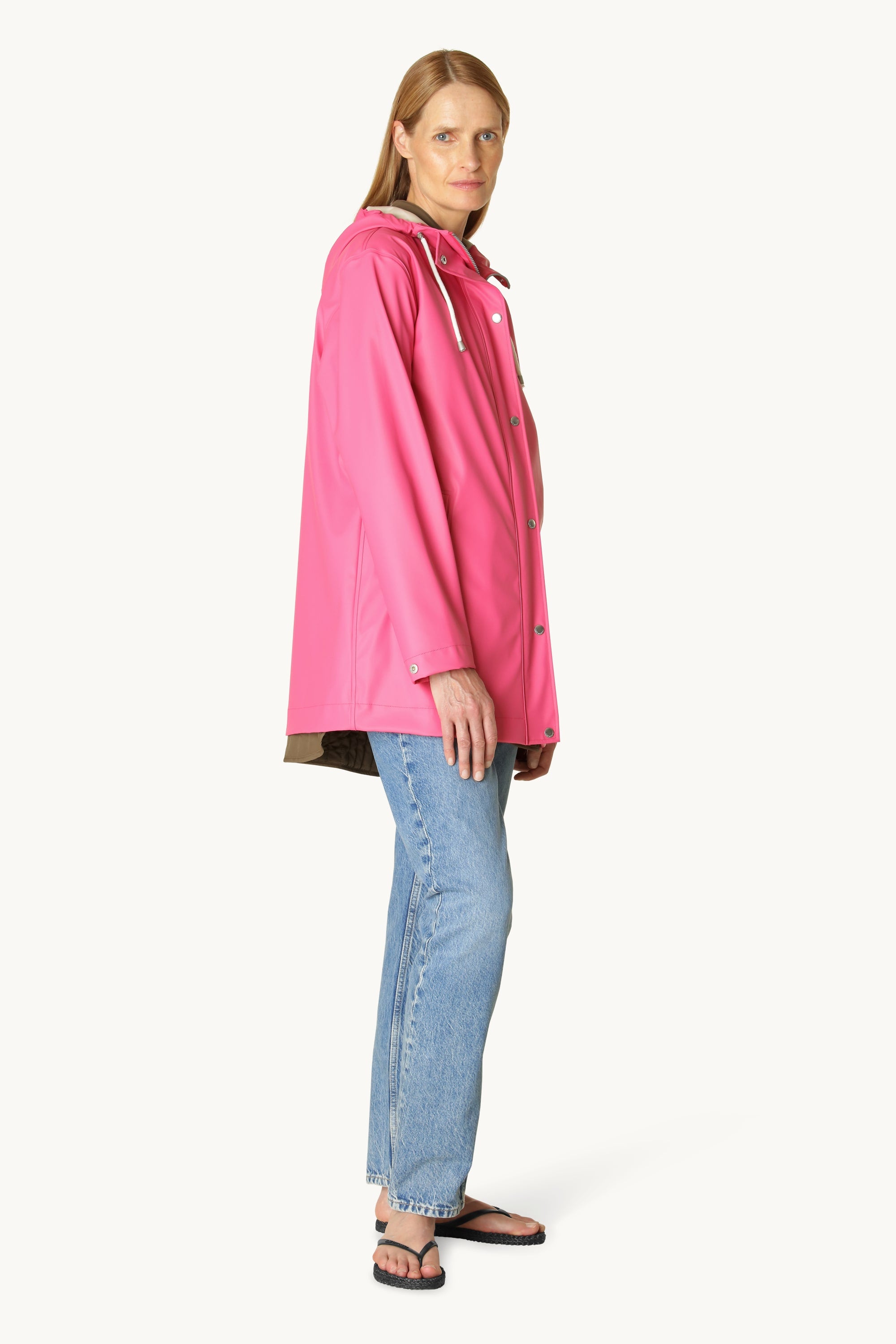 Lätt Regnjacka - Magenta