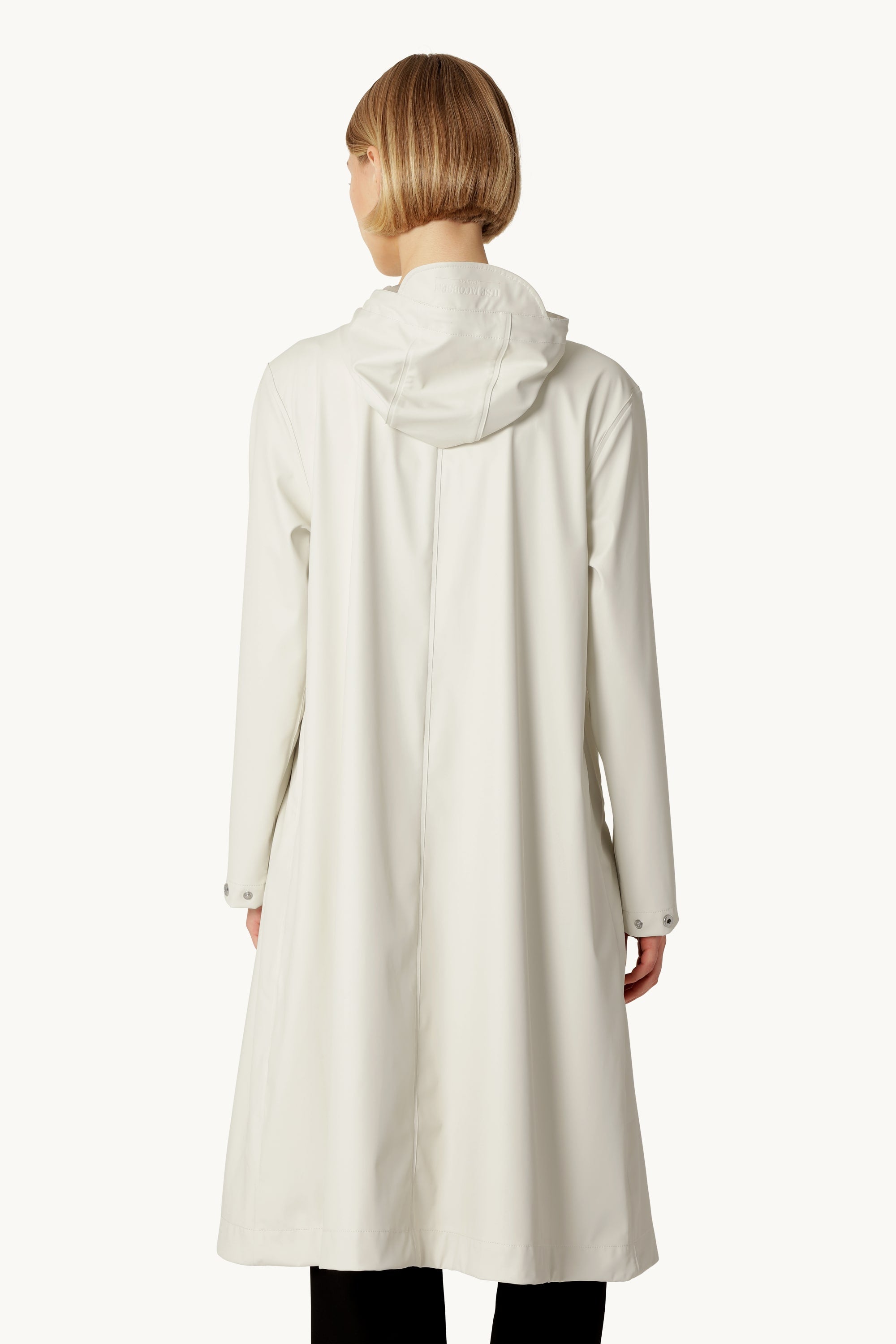 Long Rain Jacket - Milk Creme