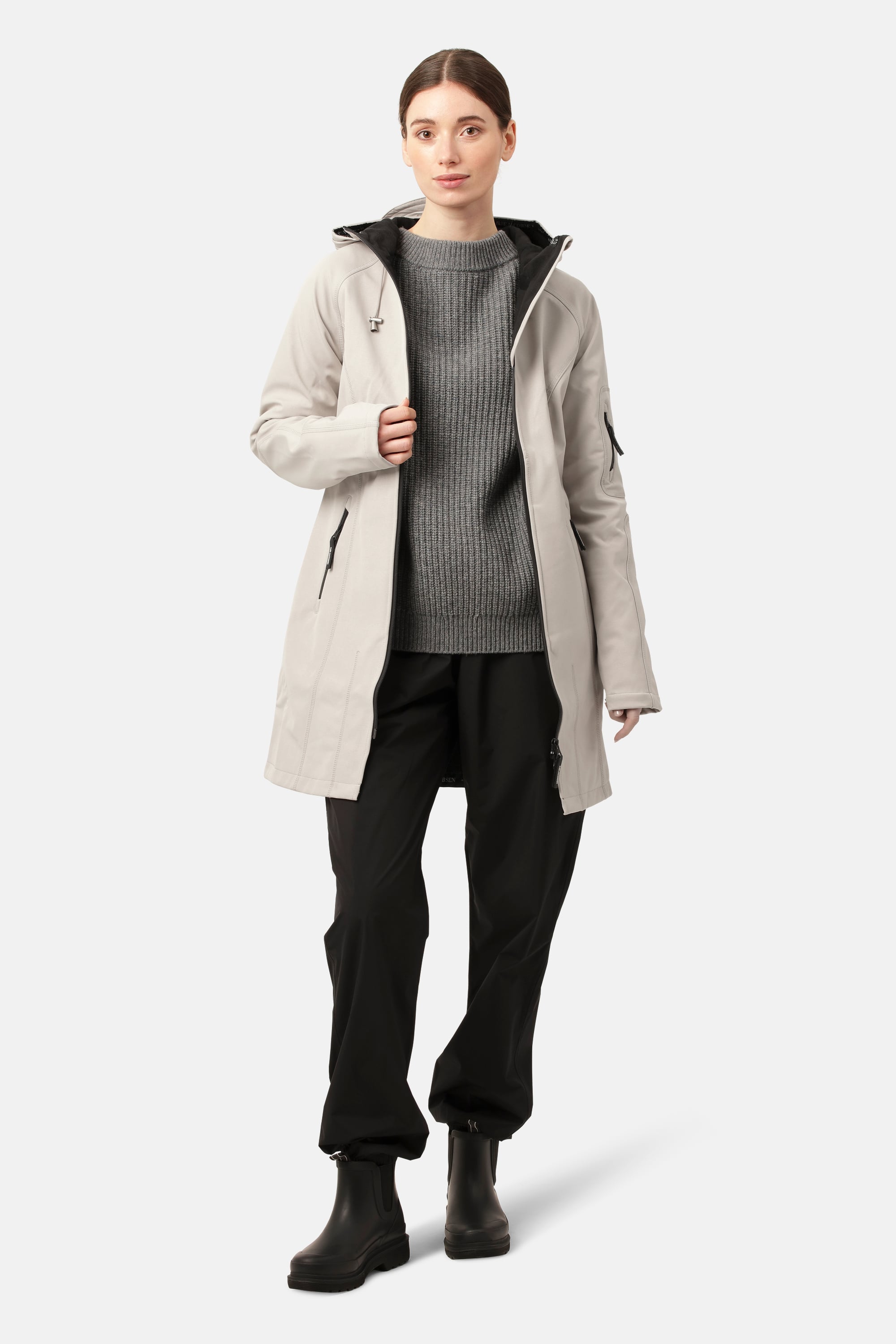 Softshell Regnjacka - Chateau Gray