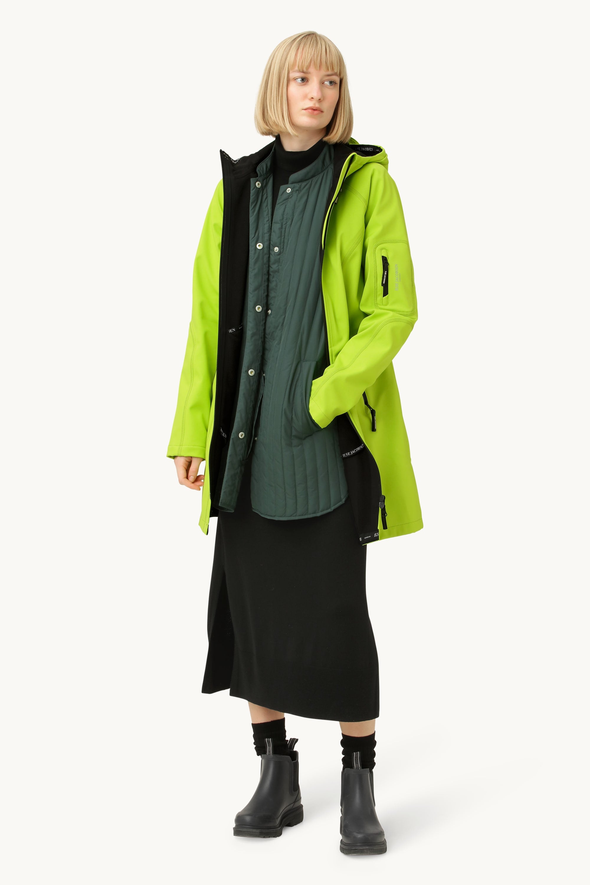 Softshell Regnjacka - Lime Green