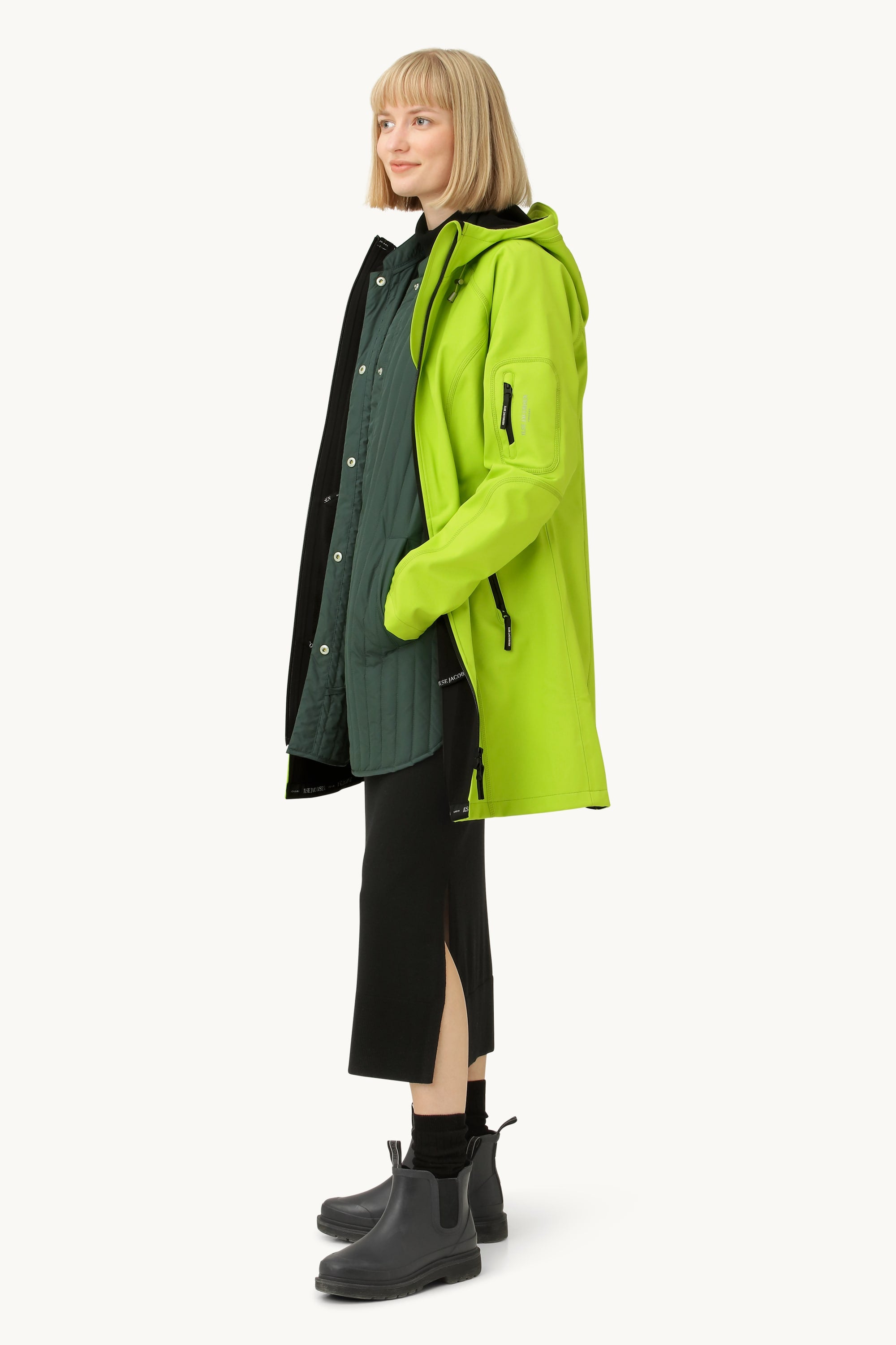 Softshell Regnjacka - Lime Green