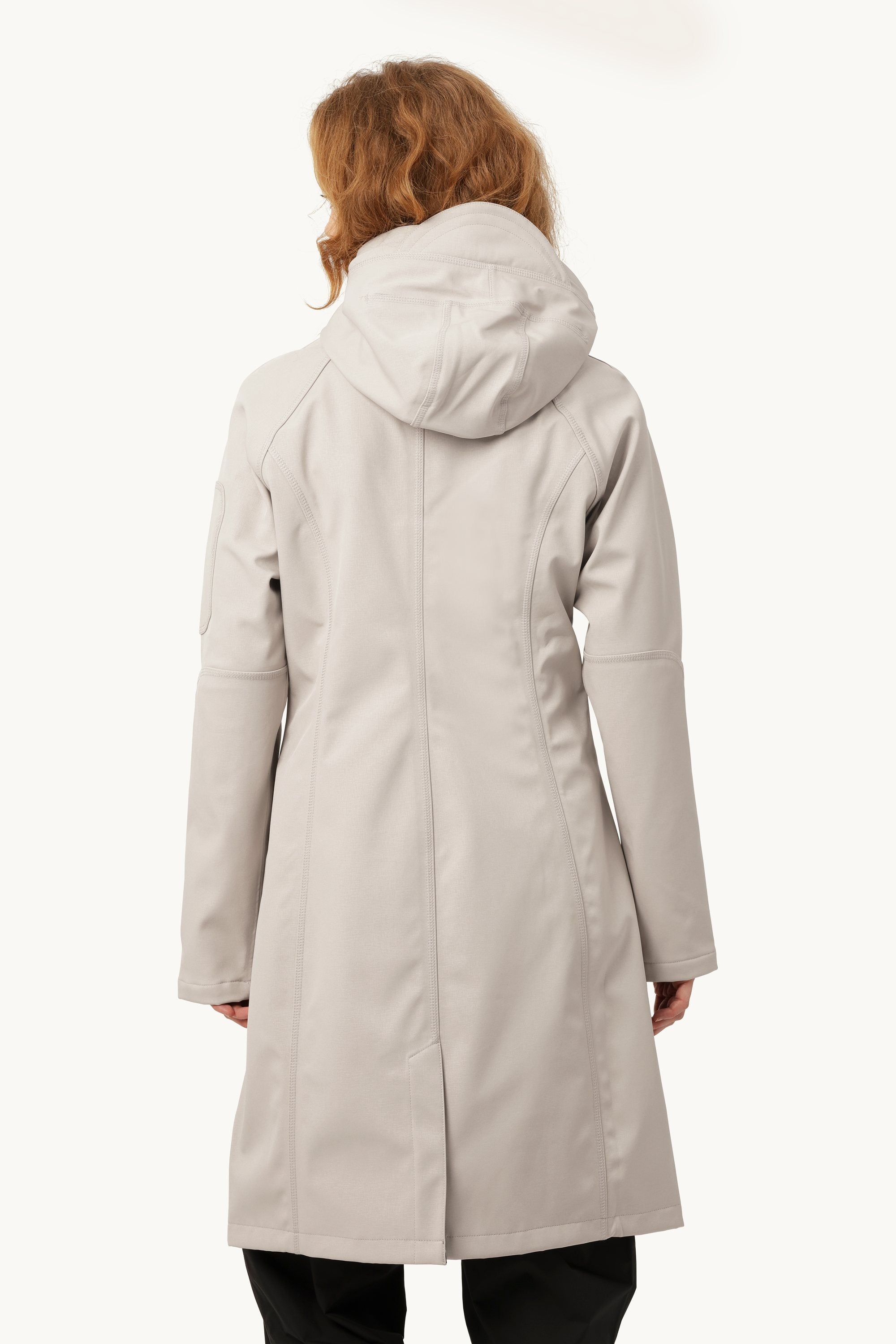 Long Softshell Raincoat - Chateau Gray