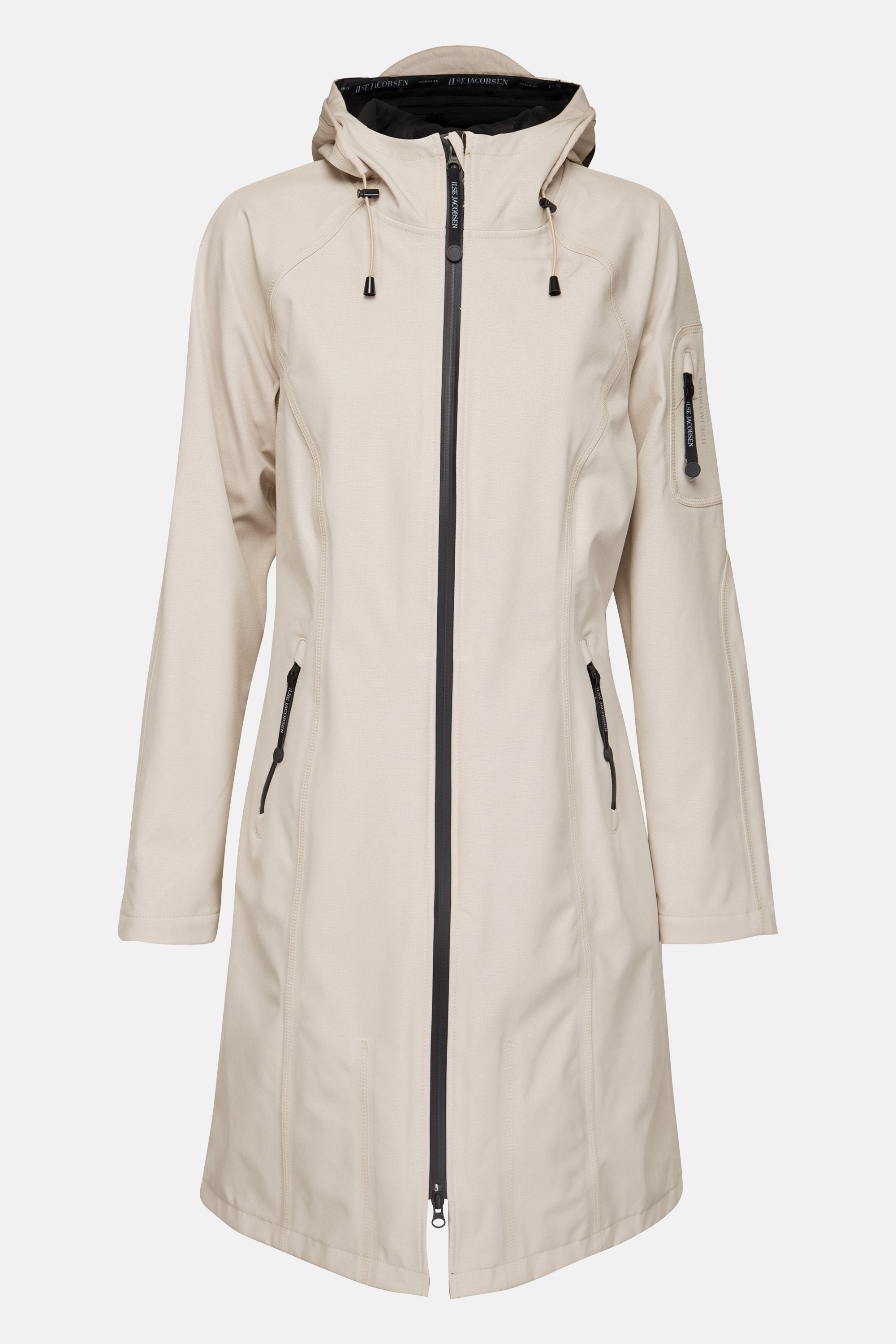 Long Softshell Raincoat - Chateau Gray
