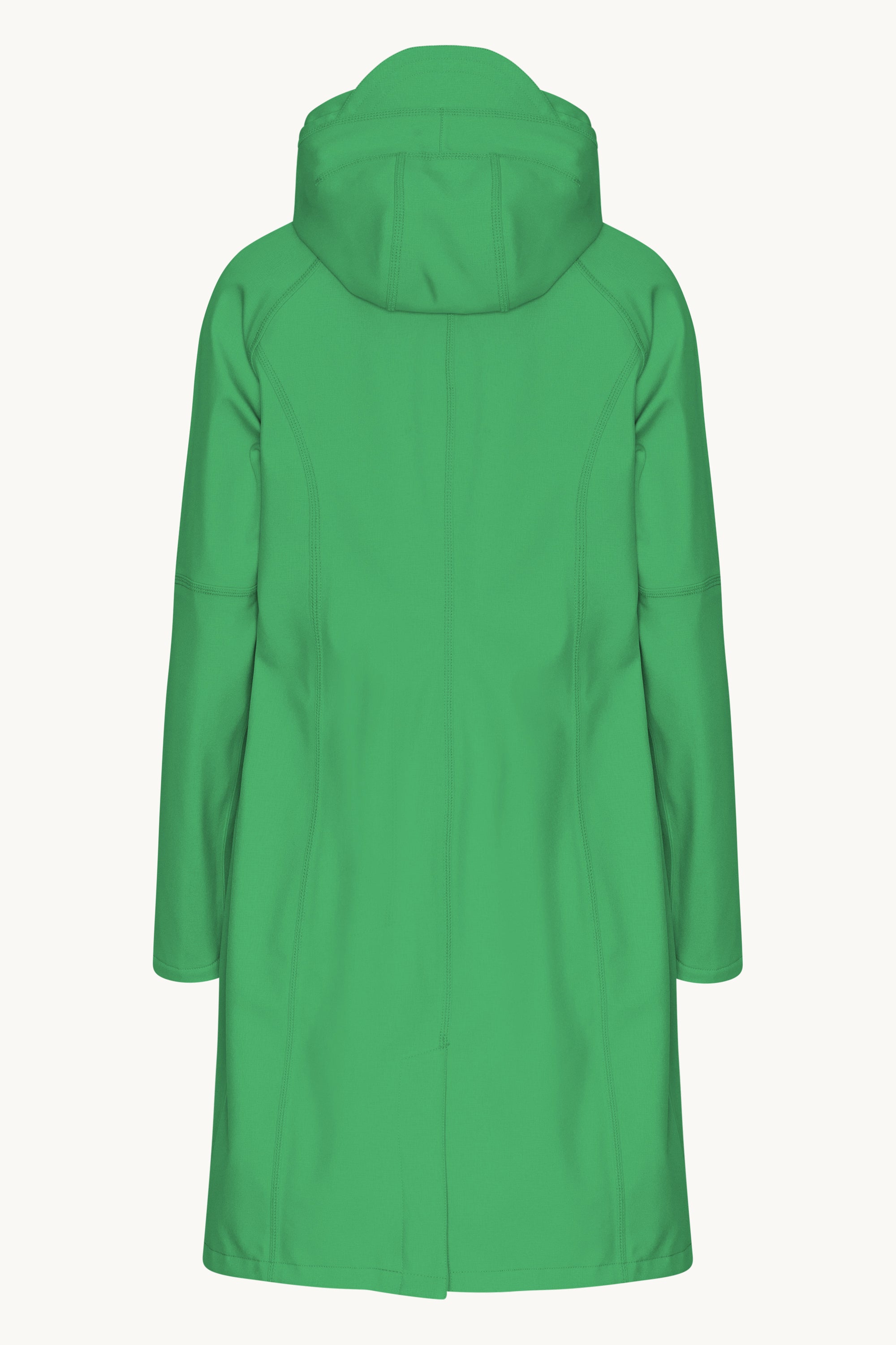 Long Softshell Raincoat - Evergreen