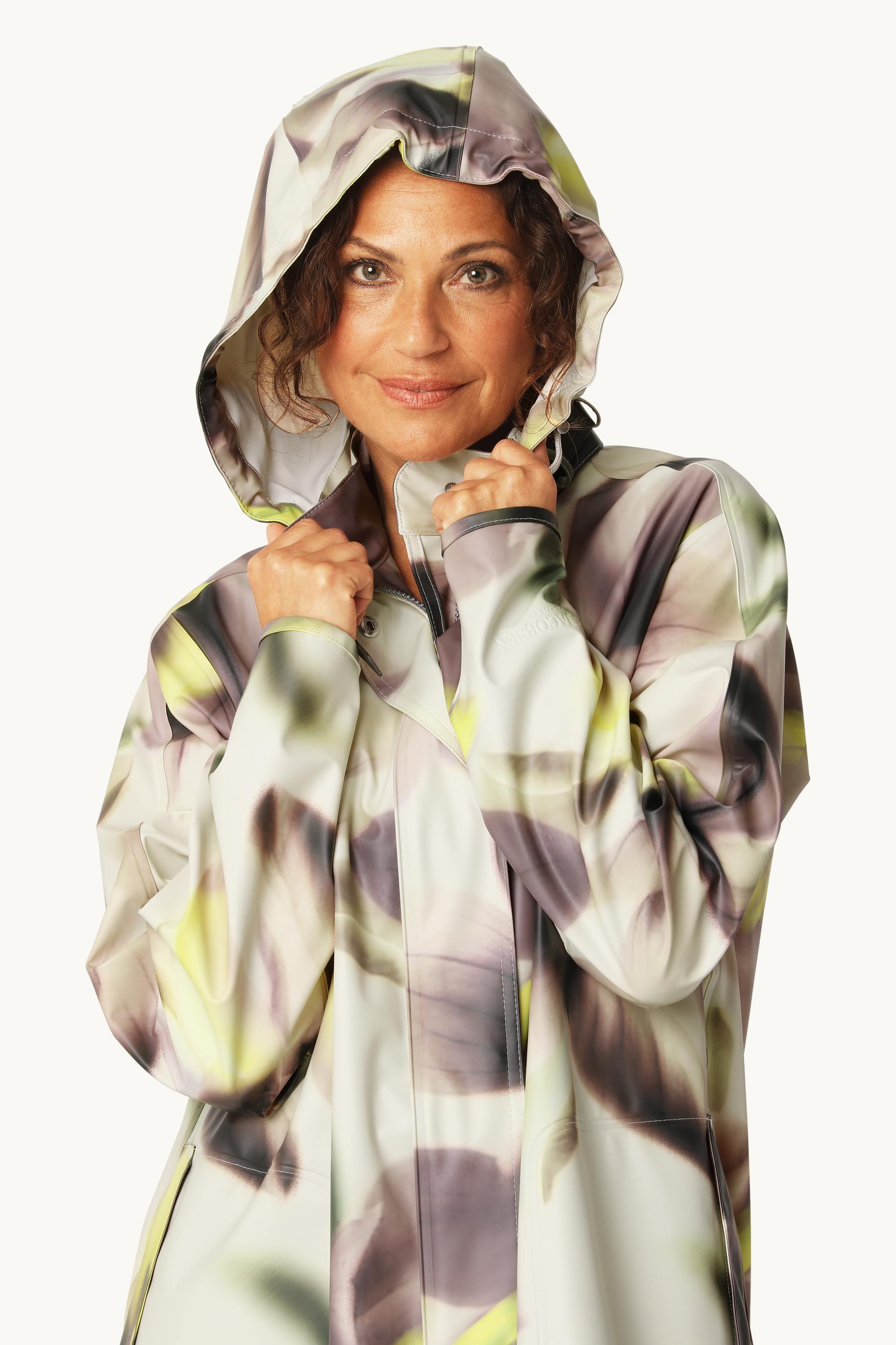 Raincoat - Light Photoristic Flower