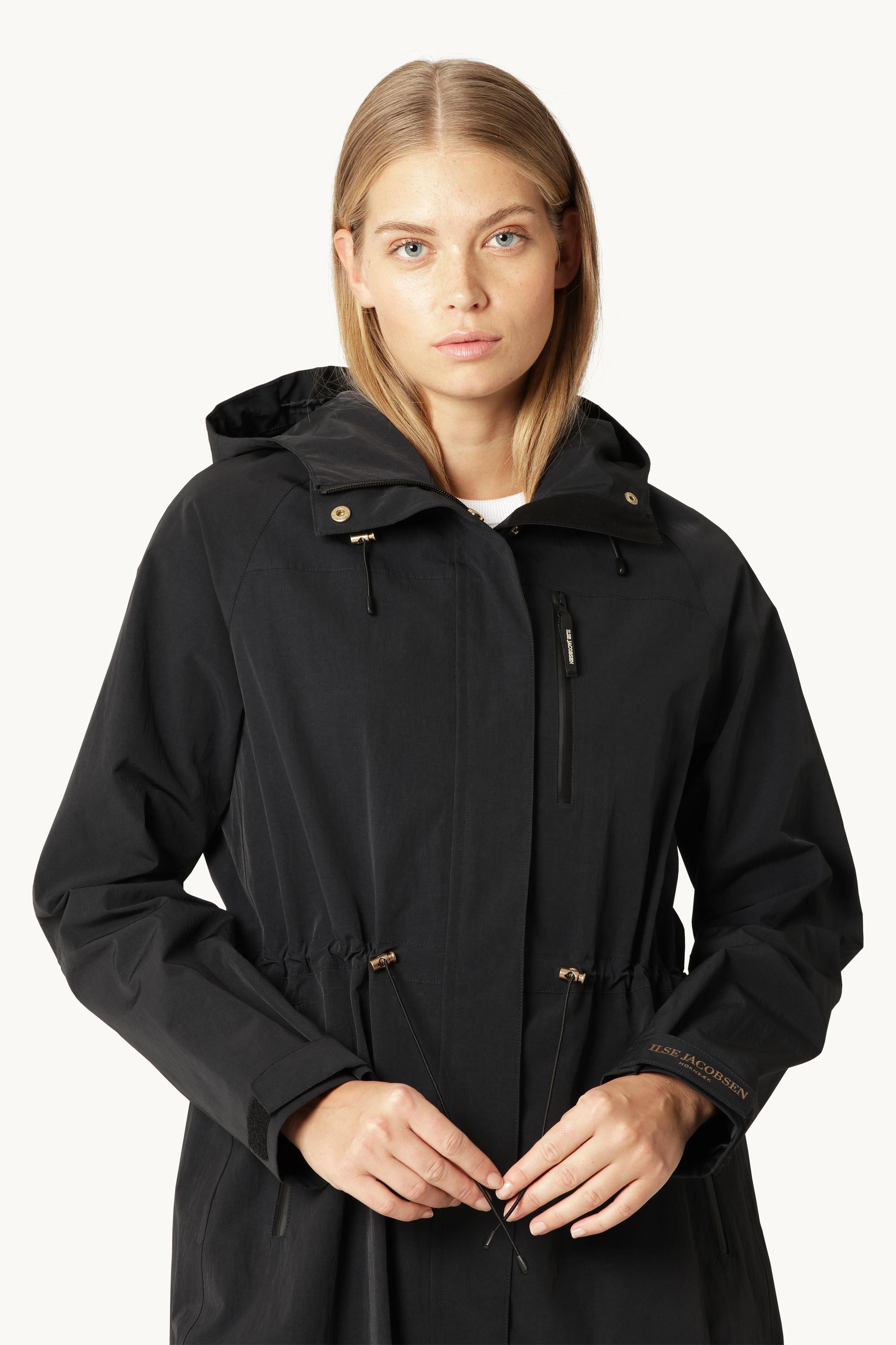 Teknisk Lång Regnrock - Dark Indigo