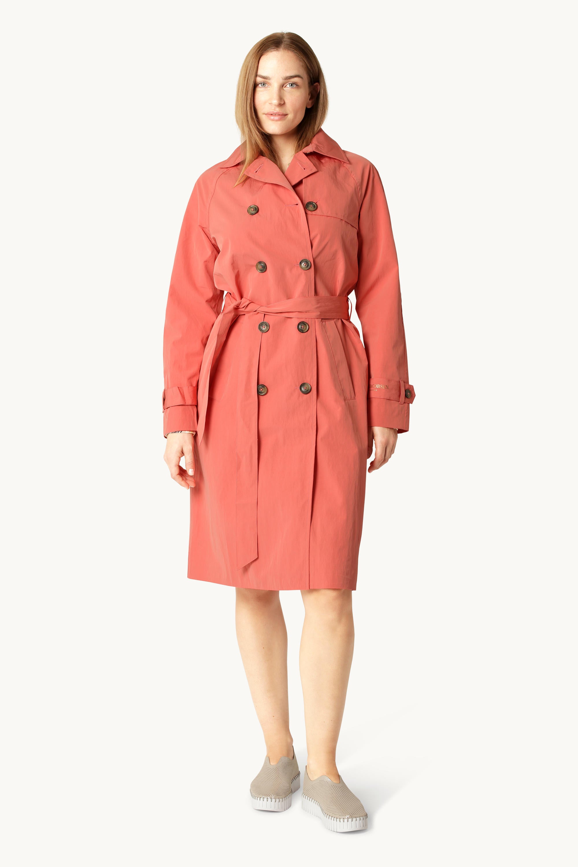 Teknisk Regnrock Trench - Spiced Coral