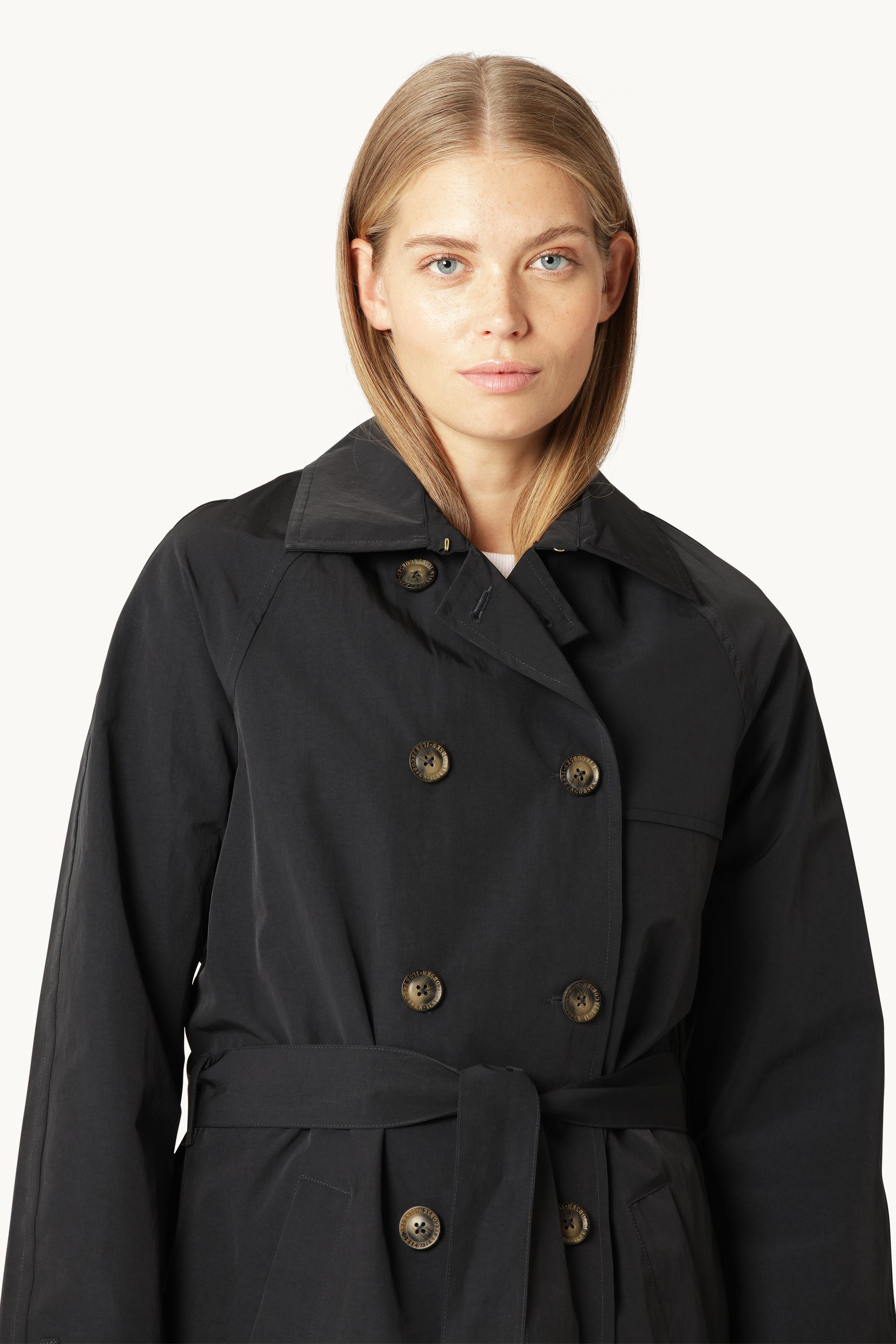 Teknisk Regnrock Trench - Dark Indigo