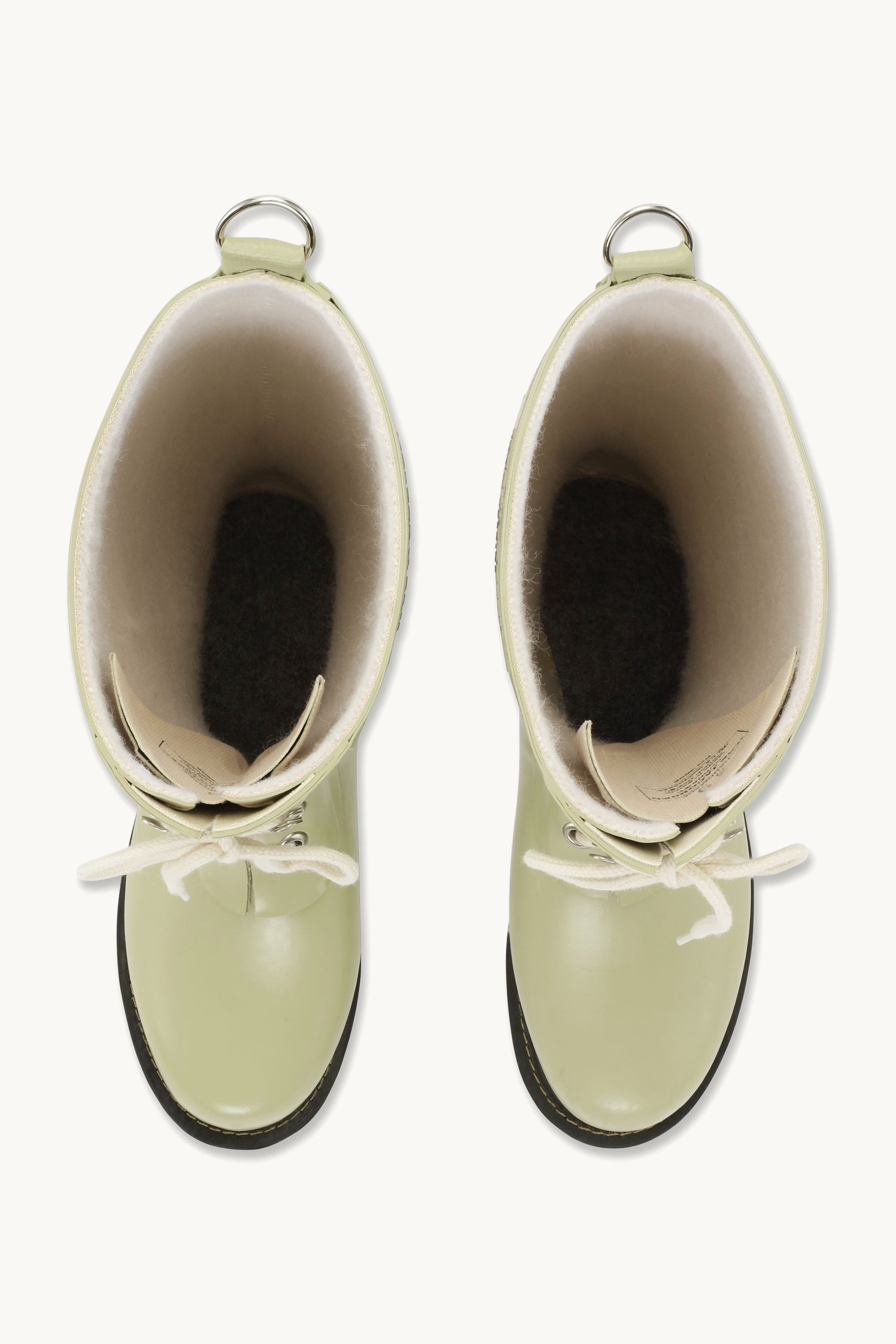 Long Rubber Boots - Olive Grass