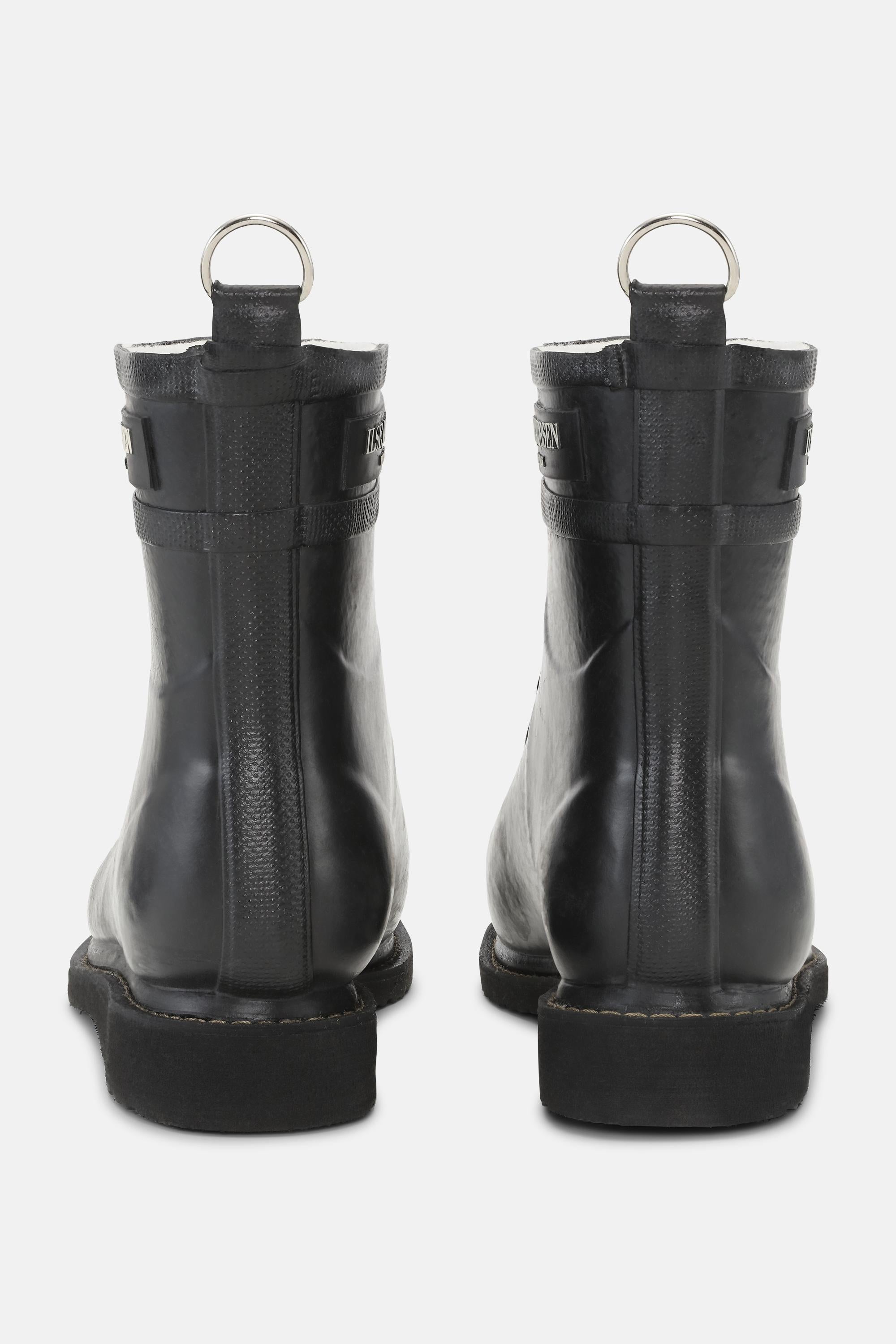 Short Rubber Boots - Black