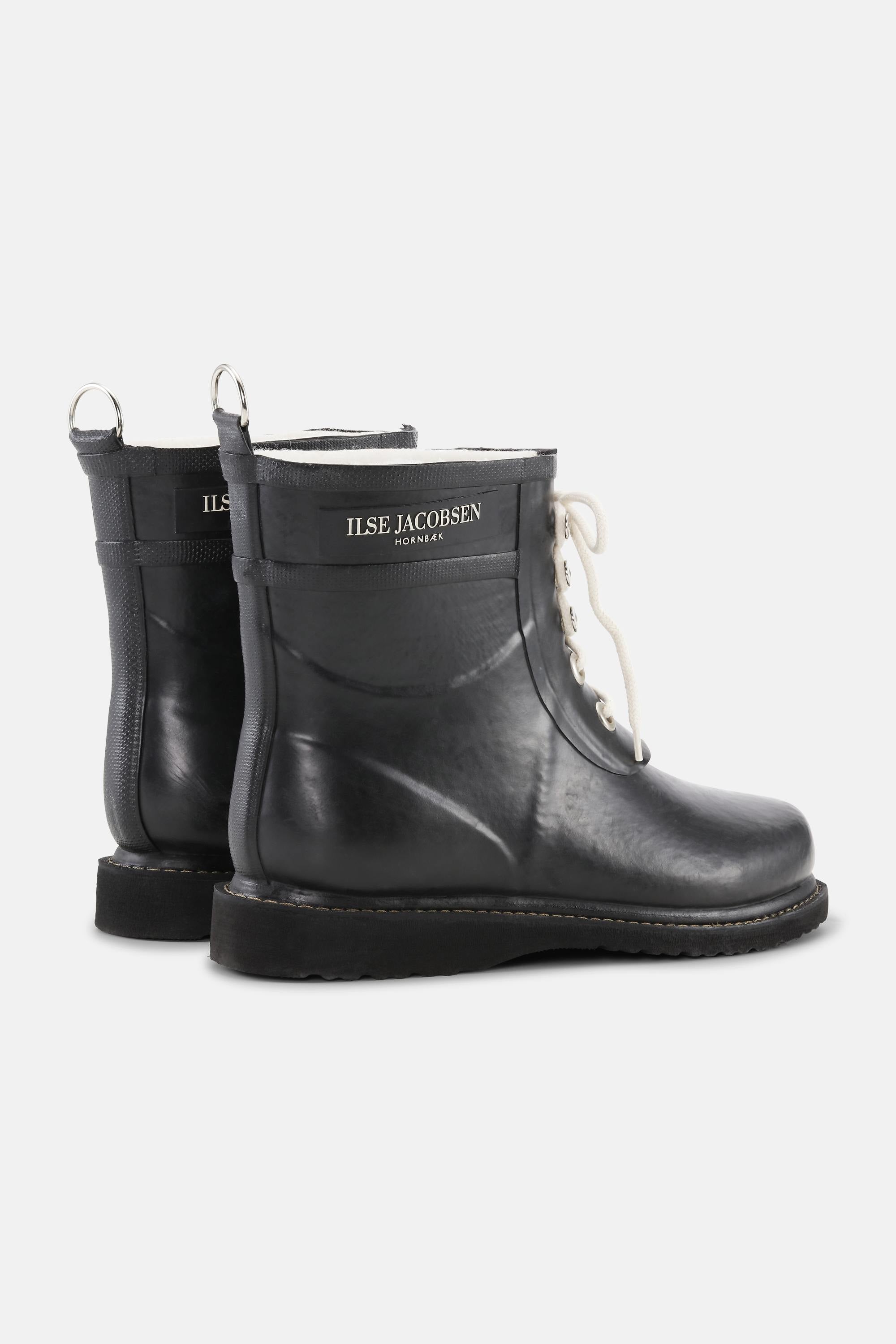 Short Rubber Boots - Black