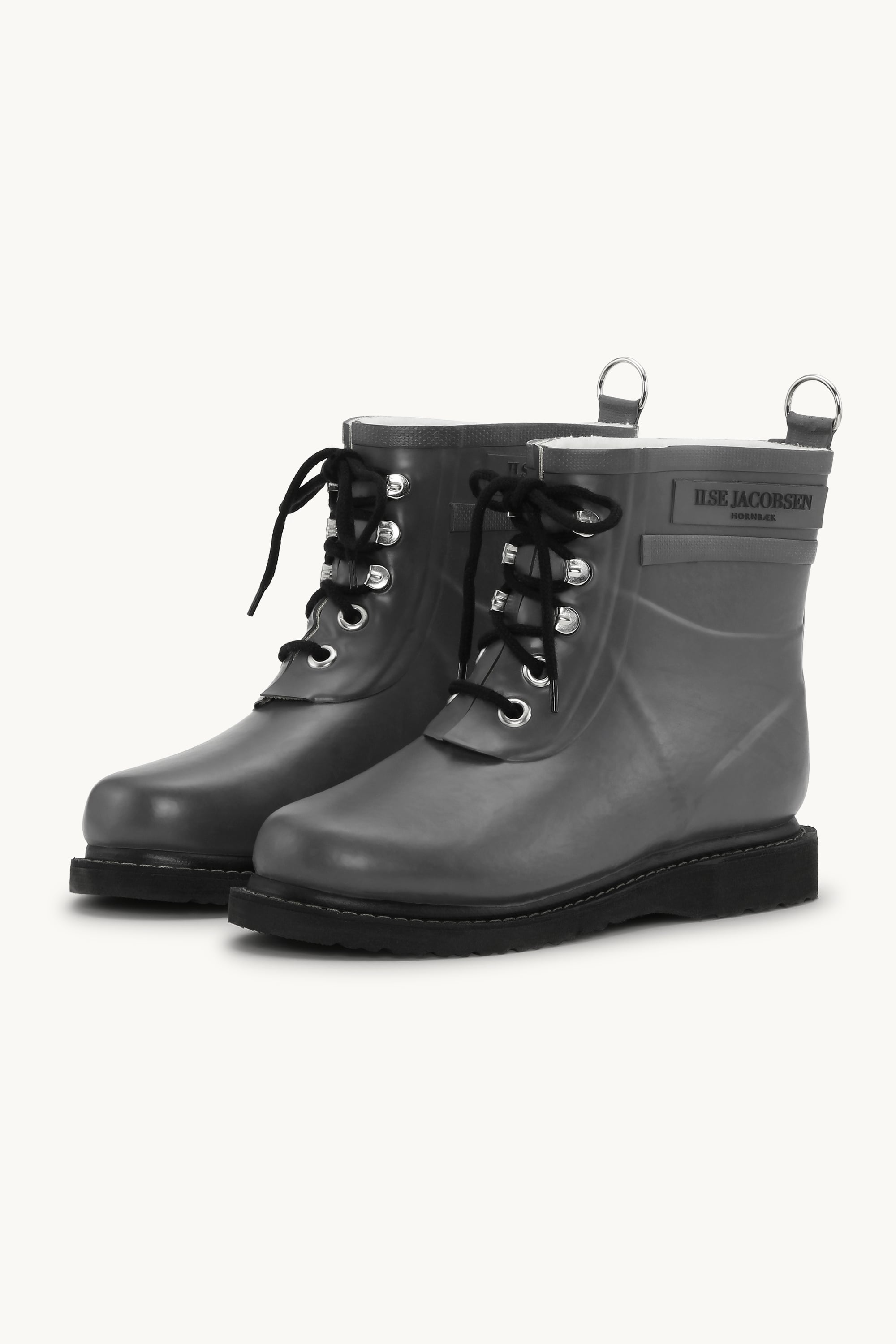 Short Rubber Boots - Grey