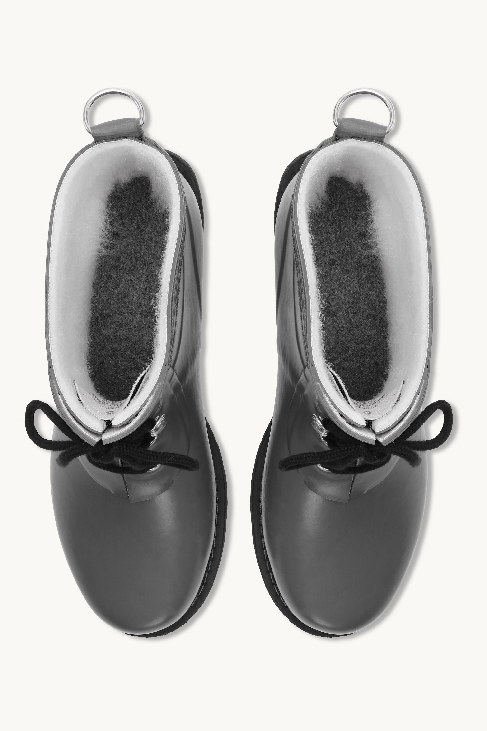 Short Rubber Boots - Grey