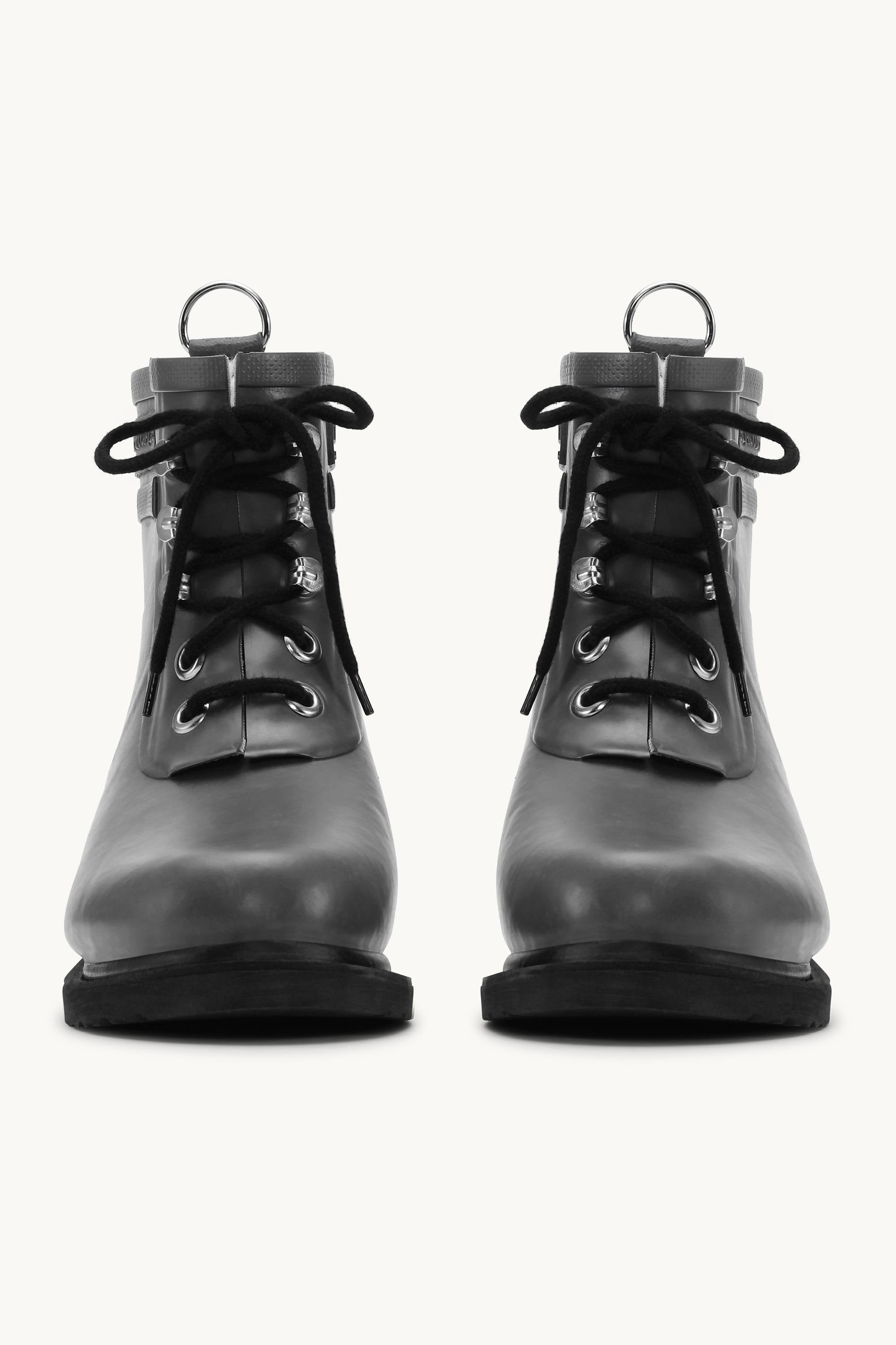 Short Rubber Boots - Grey