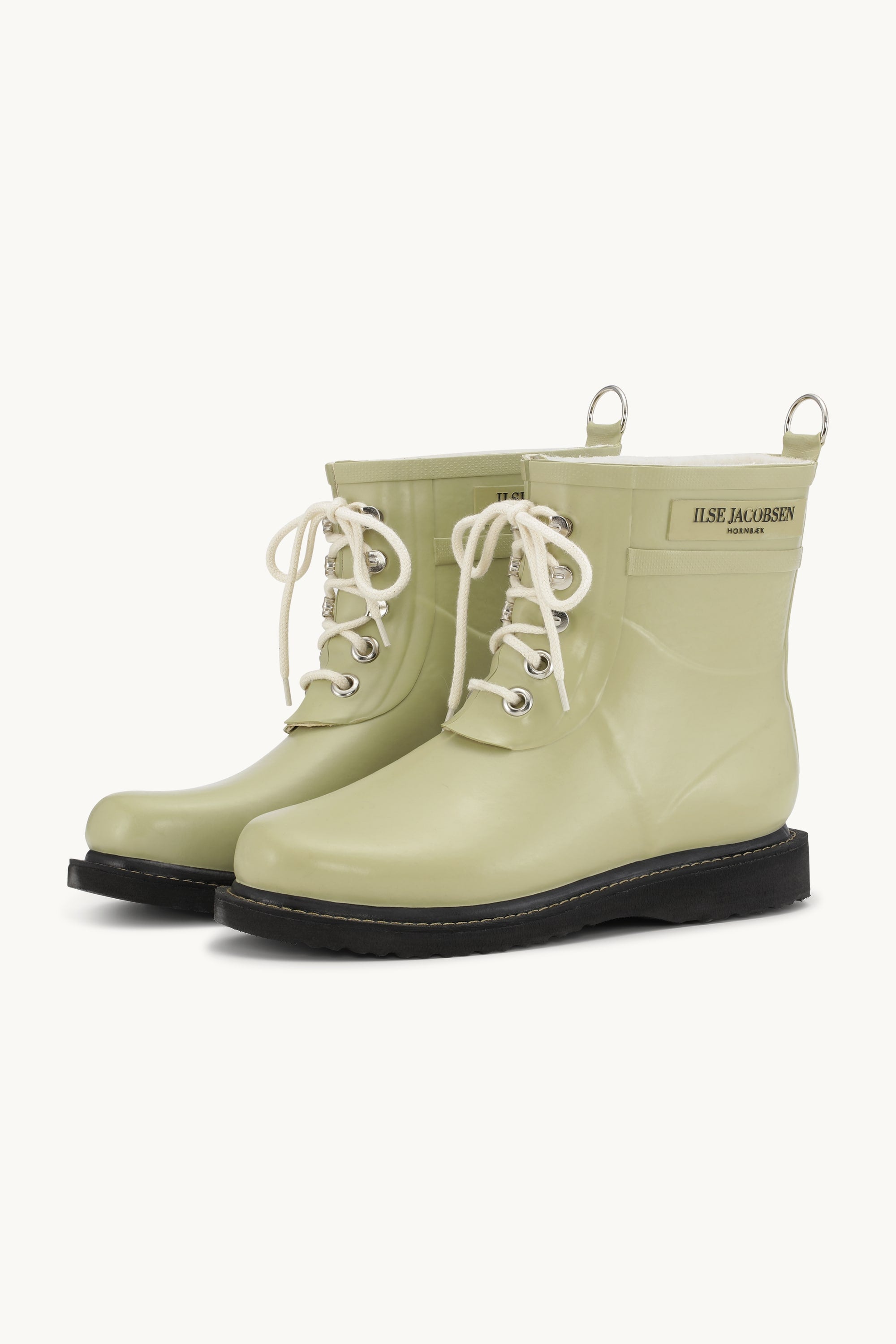 Short Rubber Boots - Olive Grass