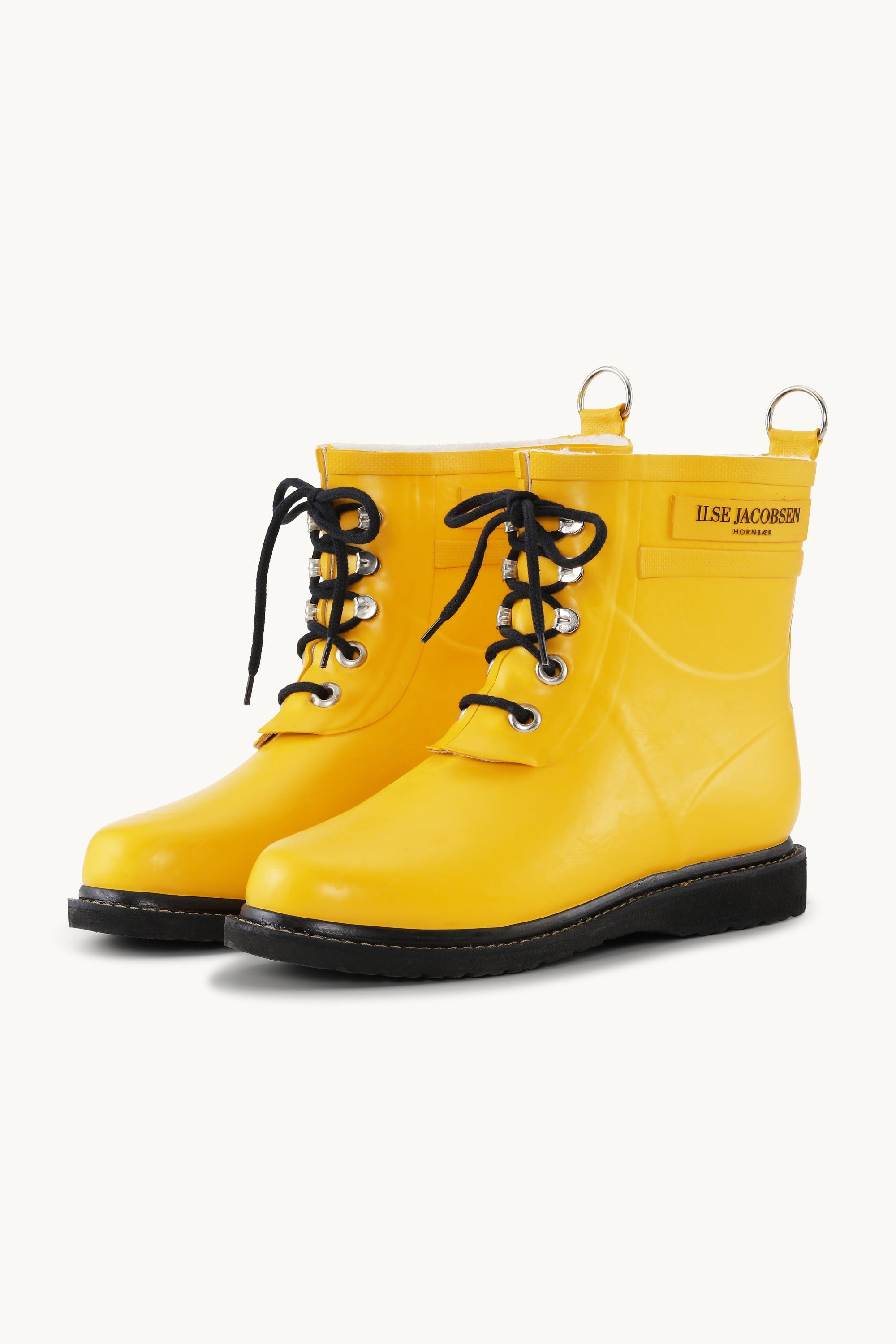 Short Rubber Boots - Cyber Yellow