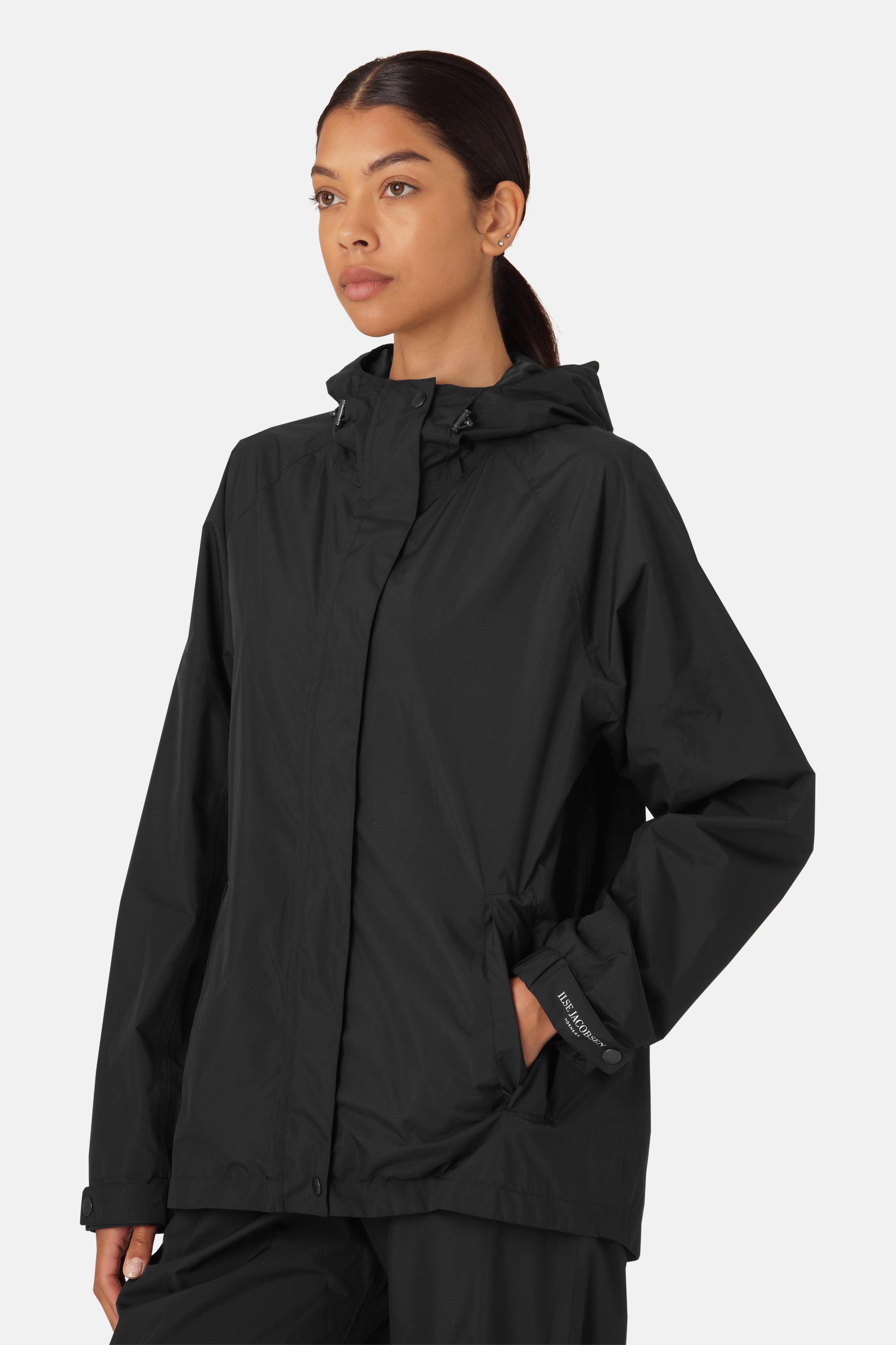 Ilse Jacobsen Hornbæk Rain Rain jacket Rain jacket 001 Black