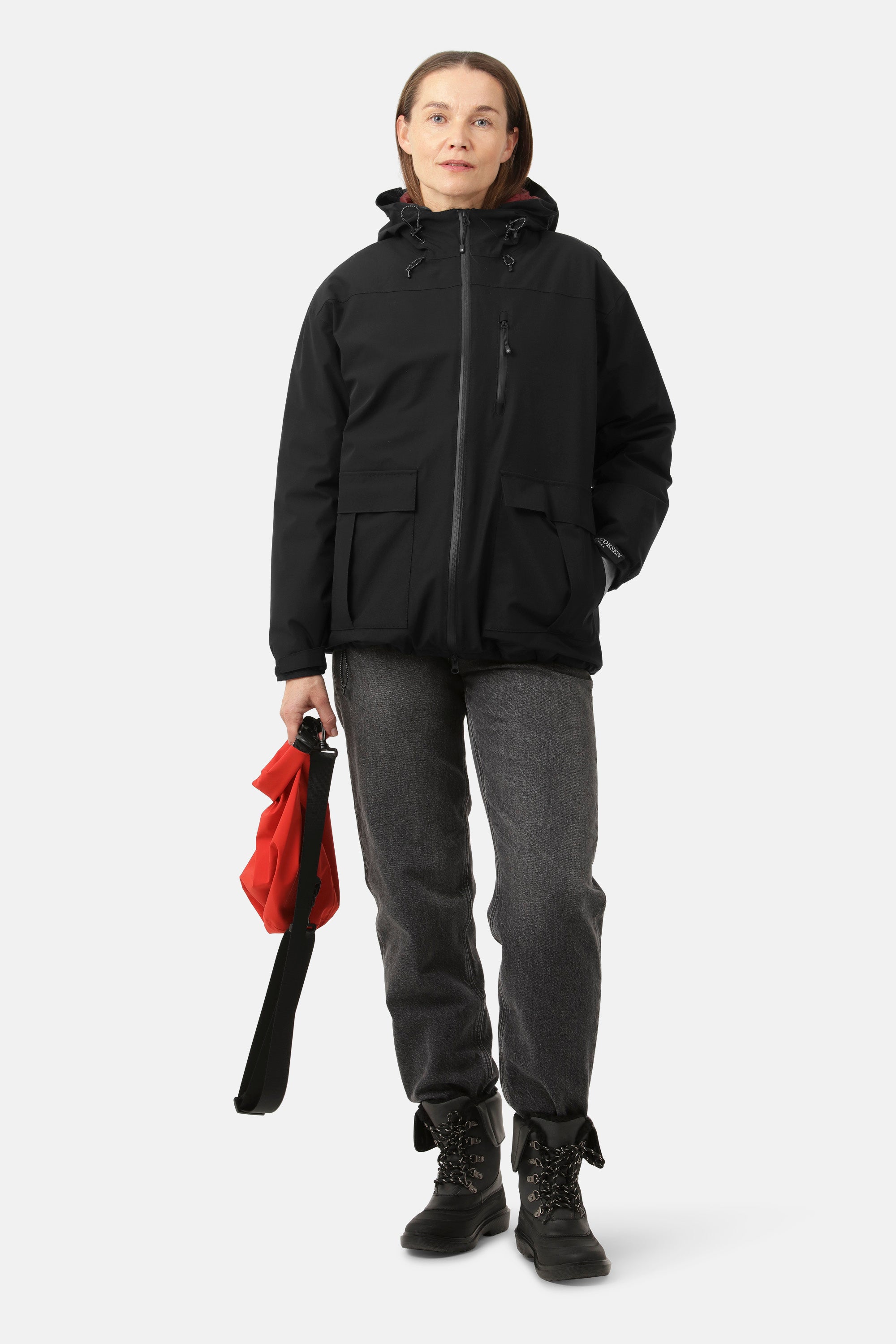 Ilse Jacobsen Hornbæk Rain Raincoat Rain jacket 001 Black