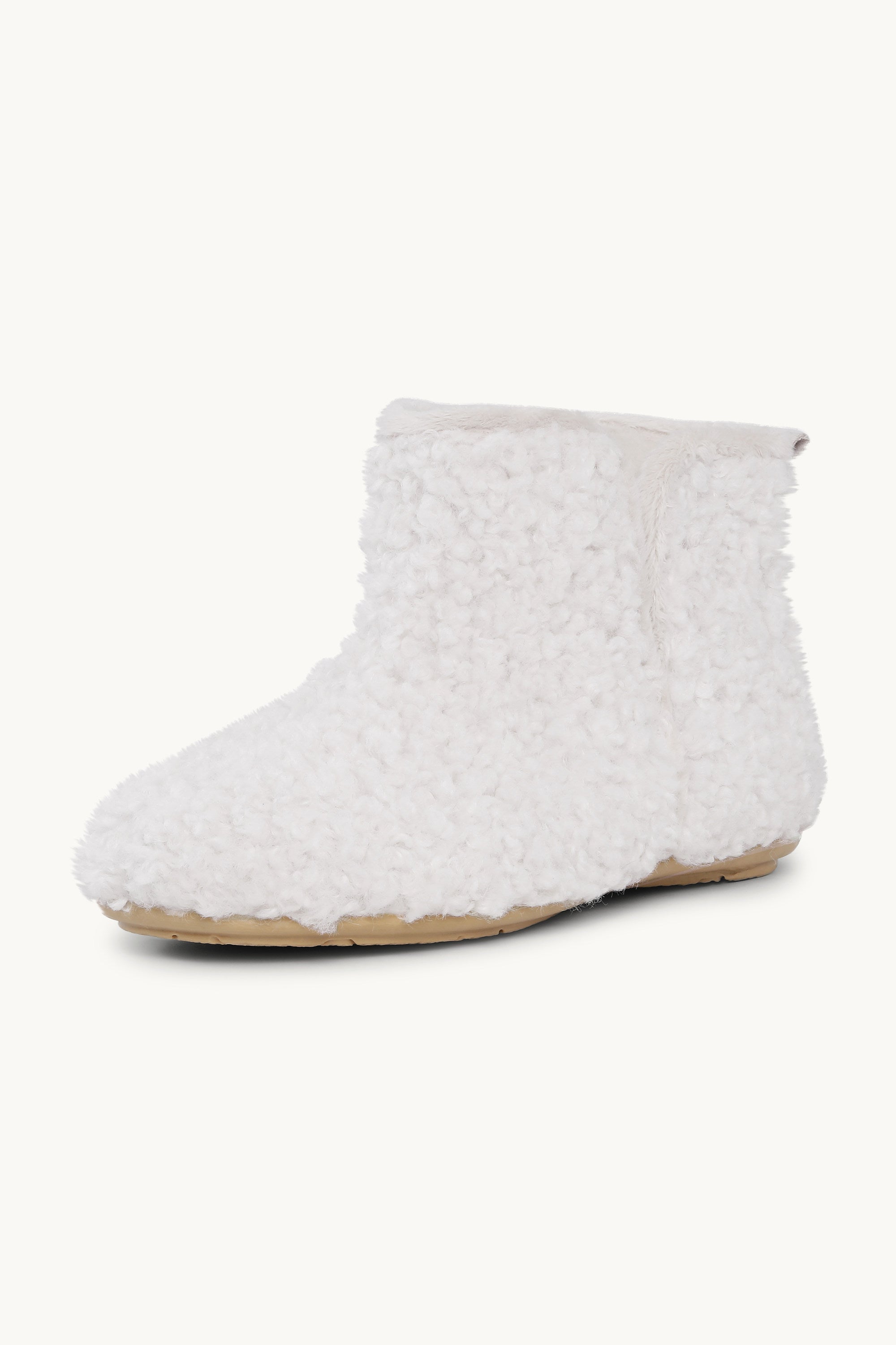 Cosy Ankle Boot - Milk Creme Wheat