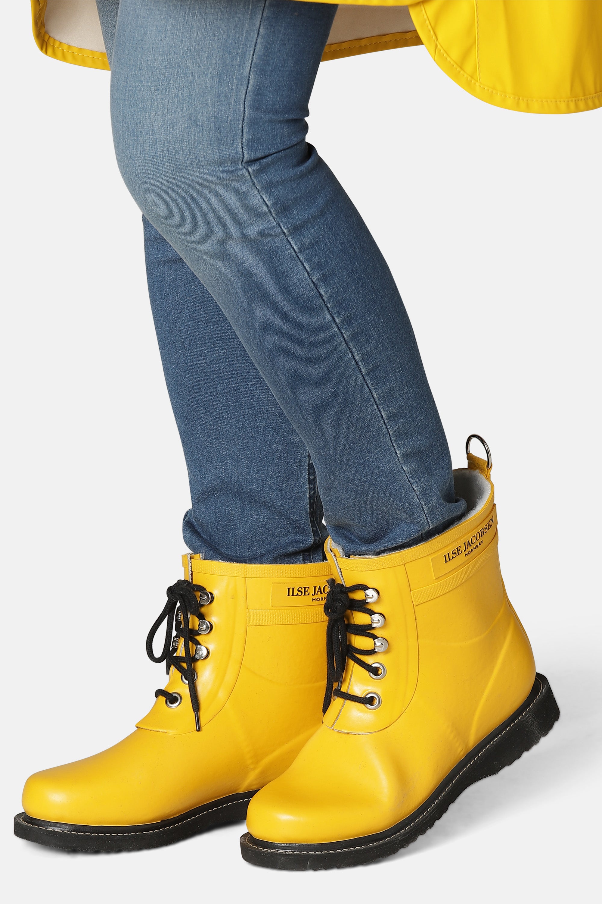 Ilse Jacobsen Hornbæk Footwear Short Rubber Boots Rain boots 808 Cyber Yellow