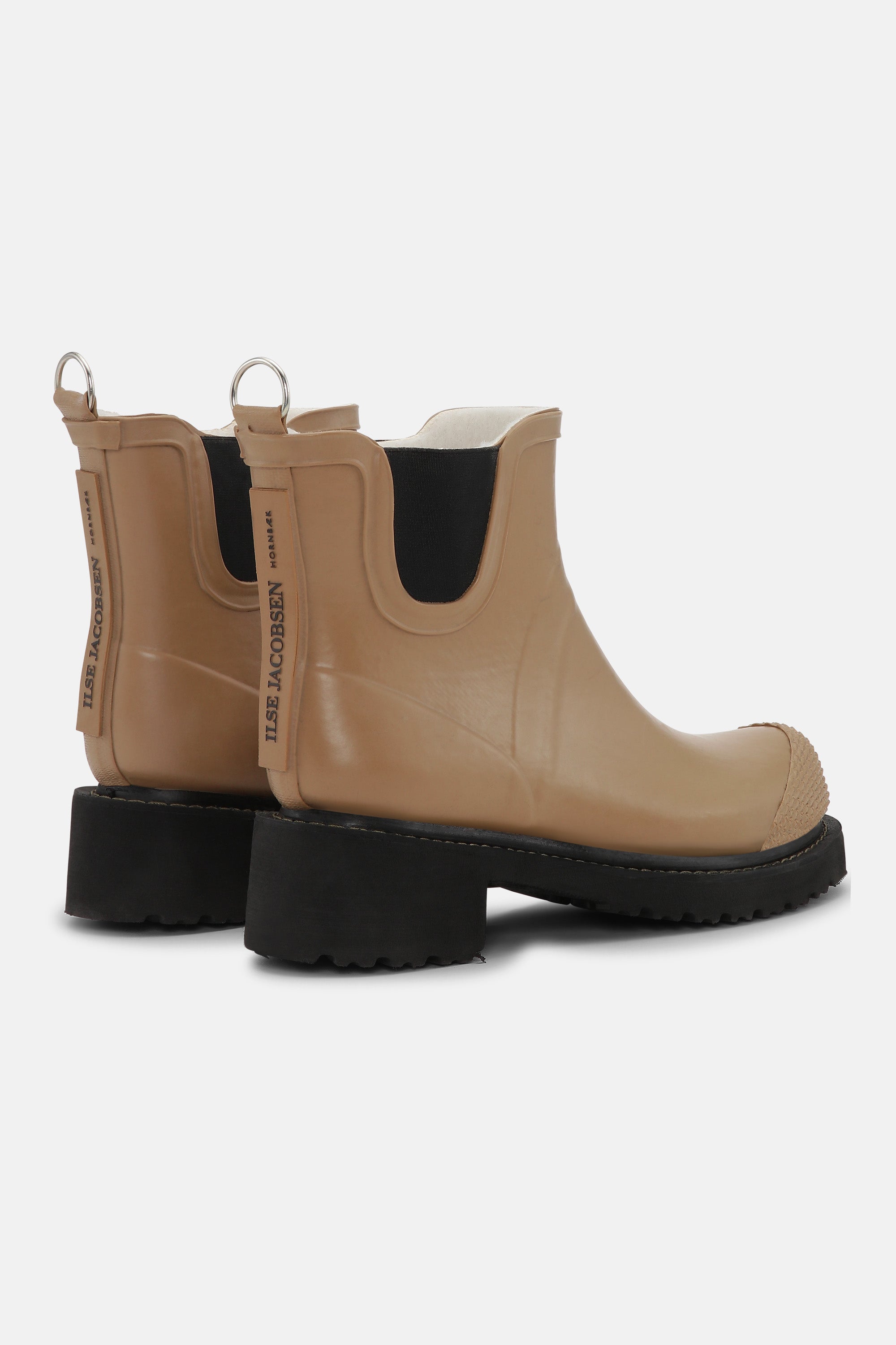 Ilse Jacobsen Hornbæk Footwear Short Rubber Boots With High Heel Rain boots 224 Otter