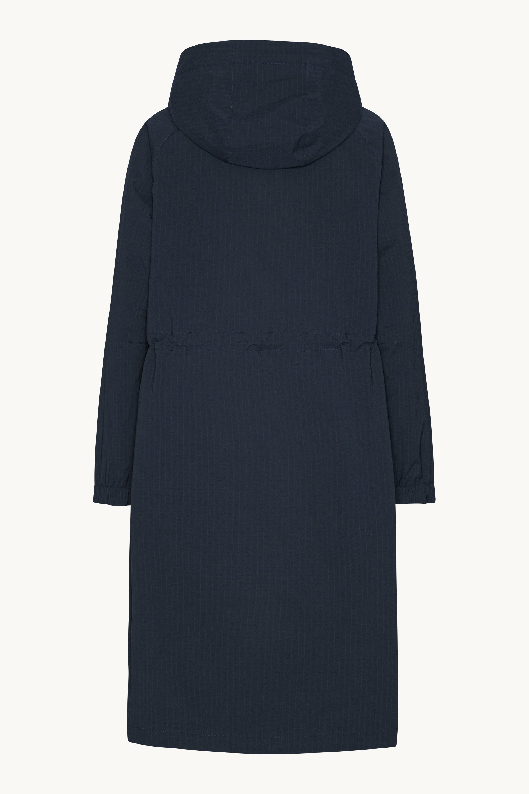 Long Winter Coat - Dark Indigo