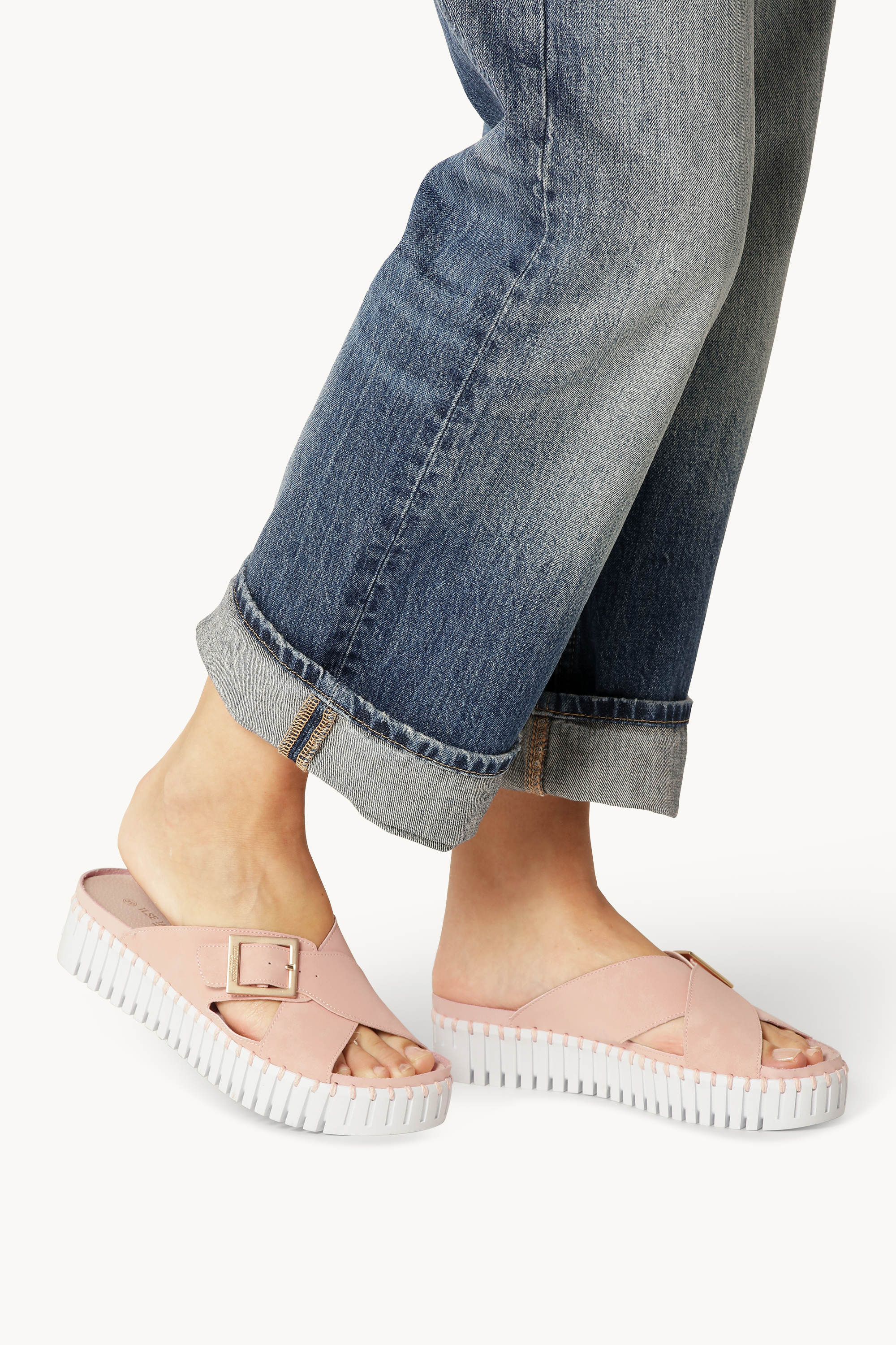 Sandaler Crossover - Adobe Rose White