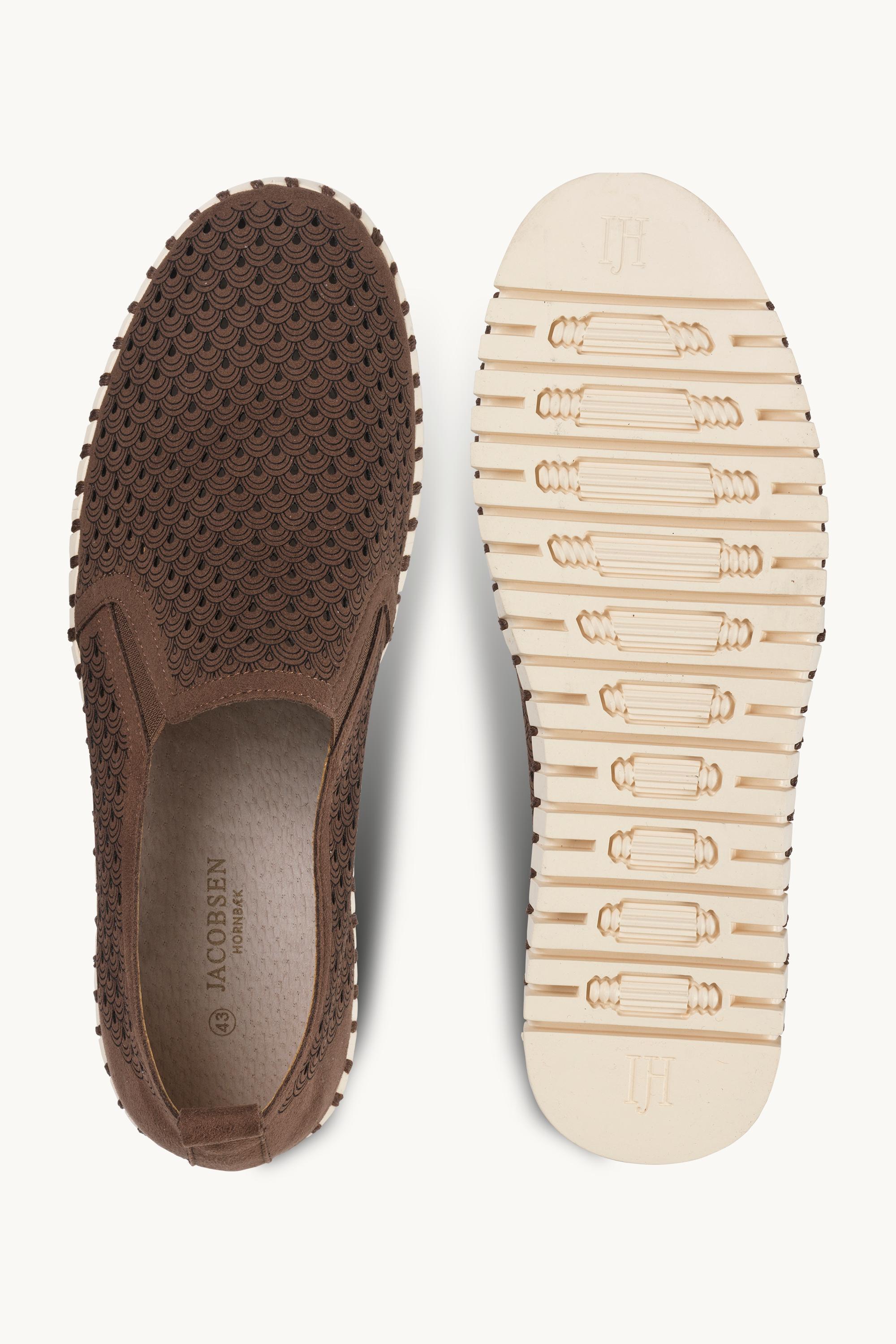 Bekväma Herrskor - Brown Pearled Ivory