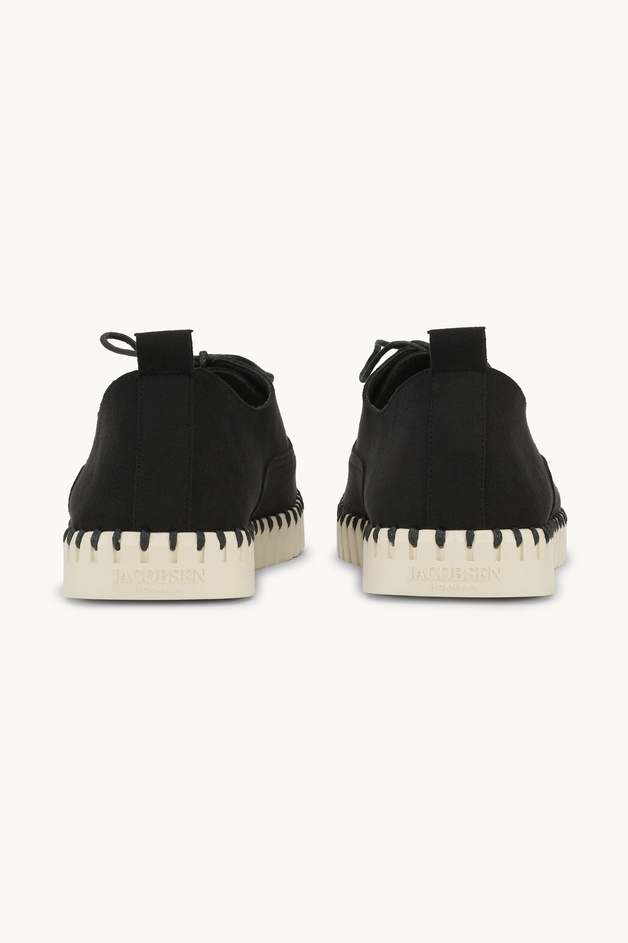 Herrskor Med Snörning - Black Pearled Ivory