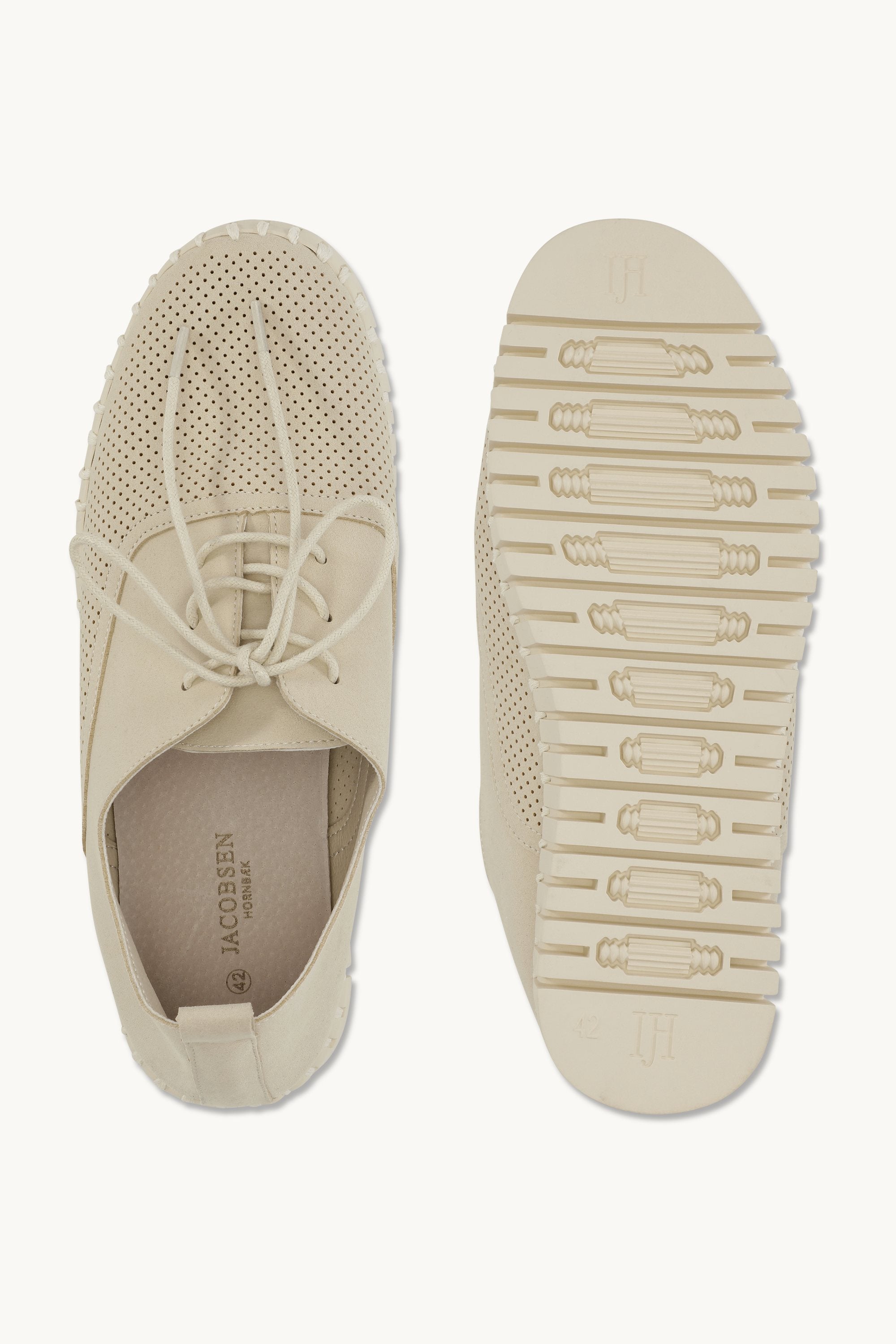 Herrskor Med Snörning - Kit Pearled Ivory