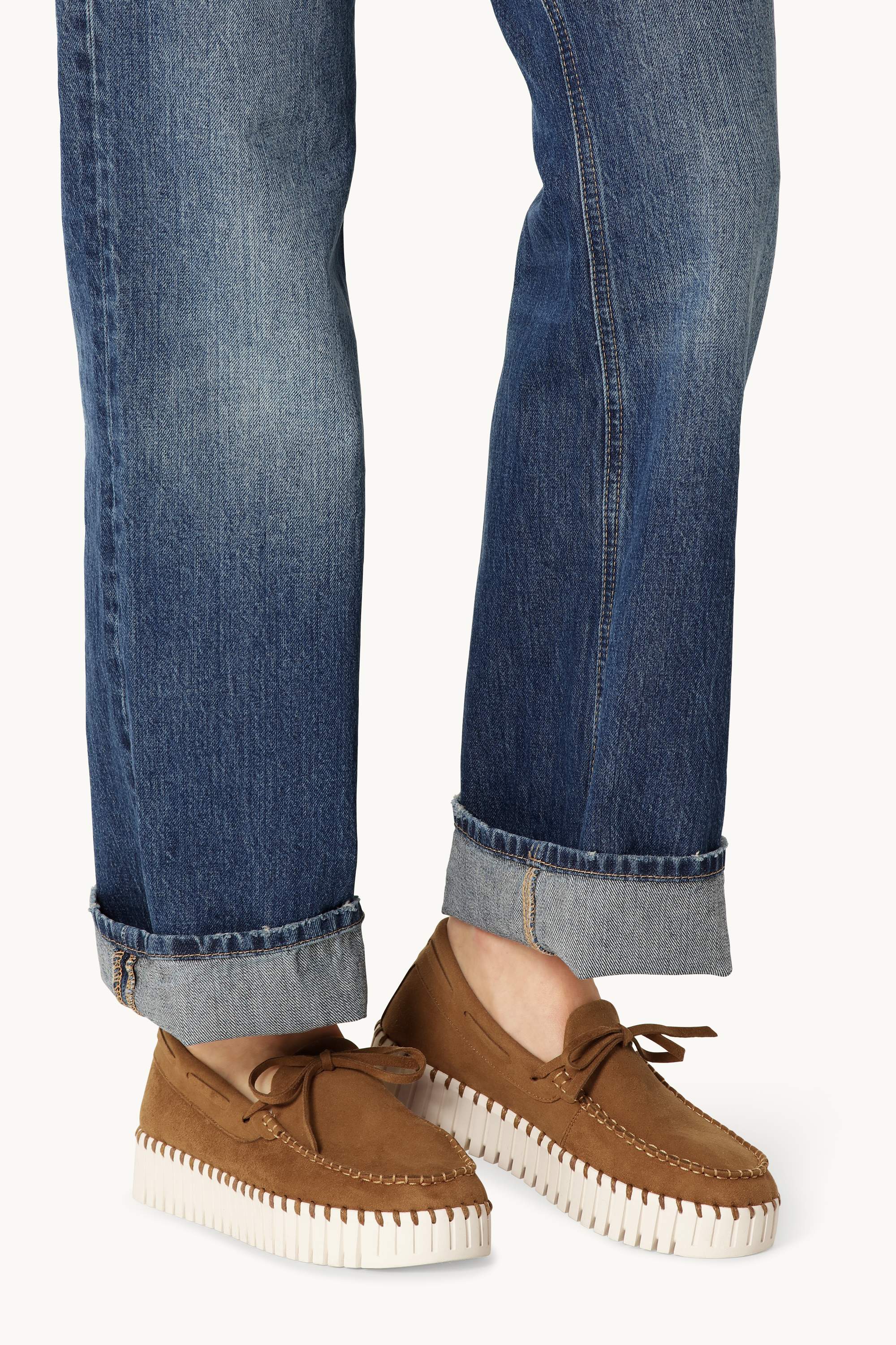 Tulip Sailor Shoe - Cashew Pearled Ivory