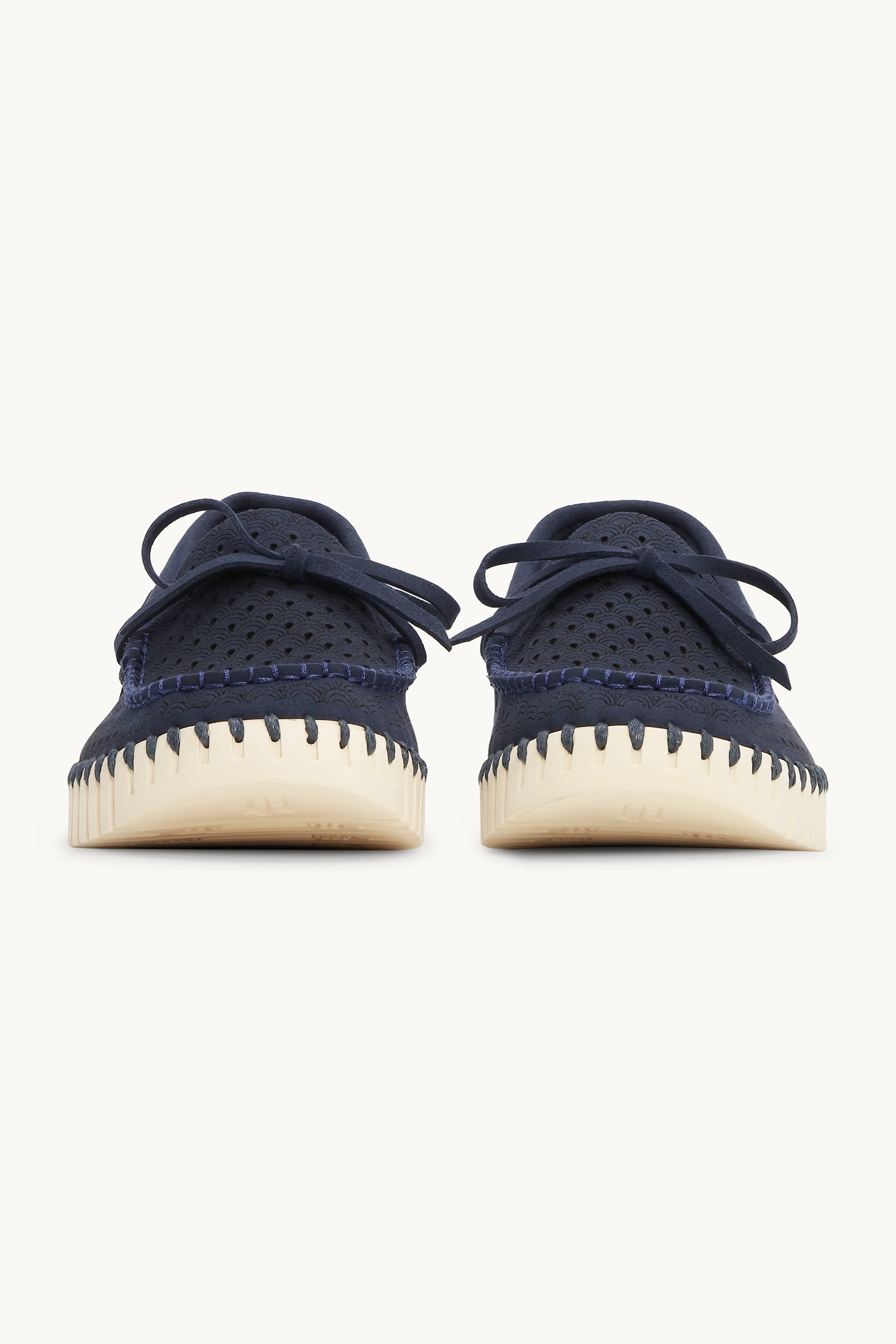 Tulip Sailor Shoe - Dark Indigo Pearled Ivory