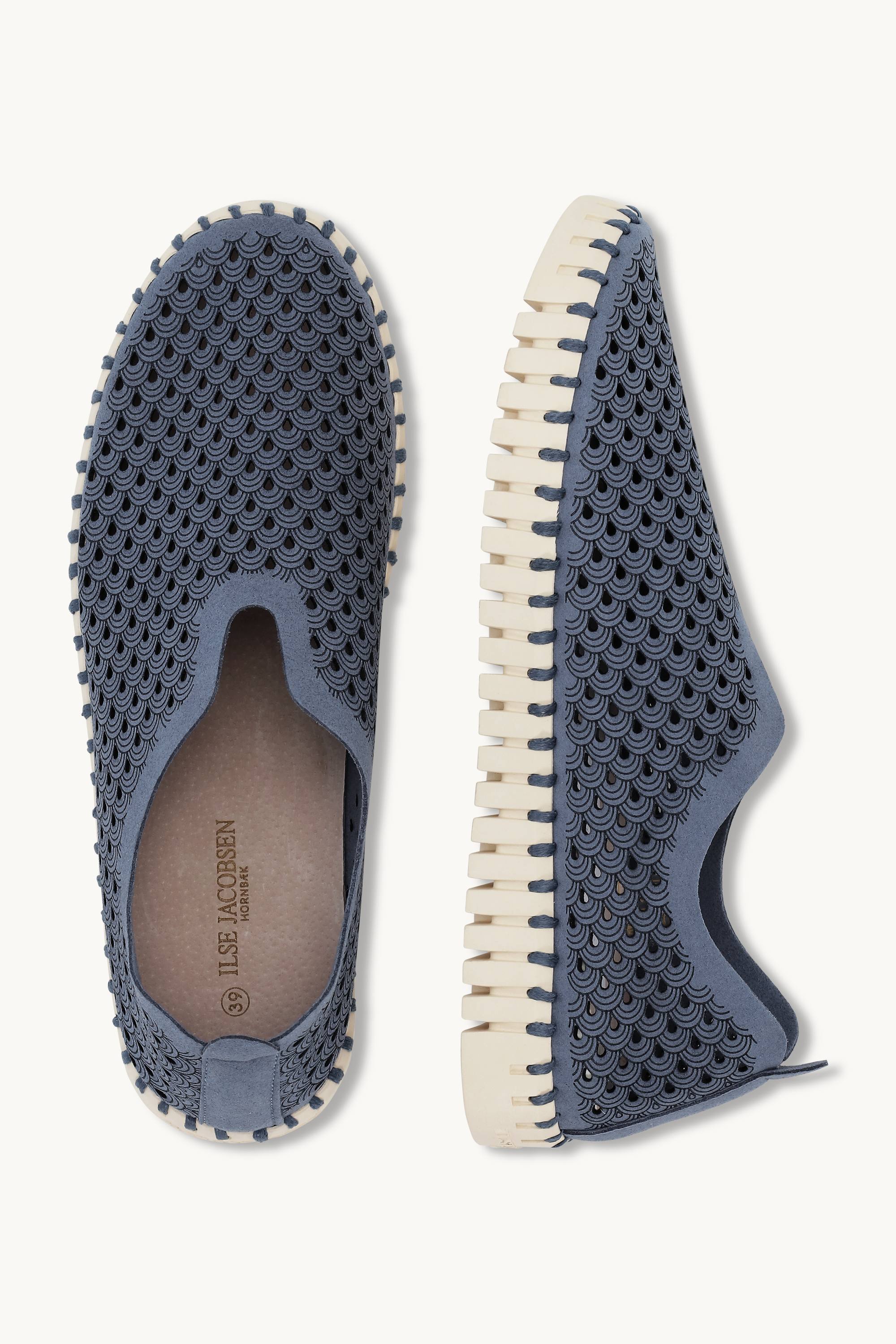 Tulip Skor - Grey Blue