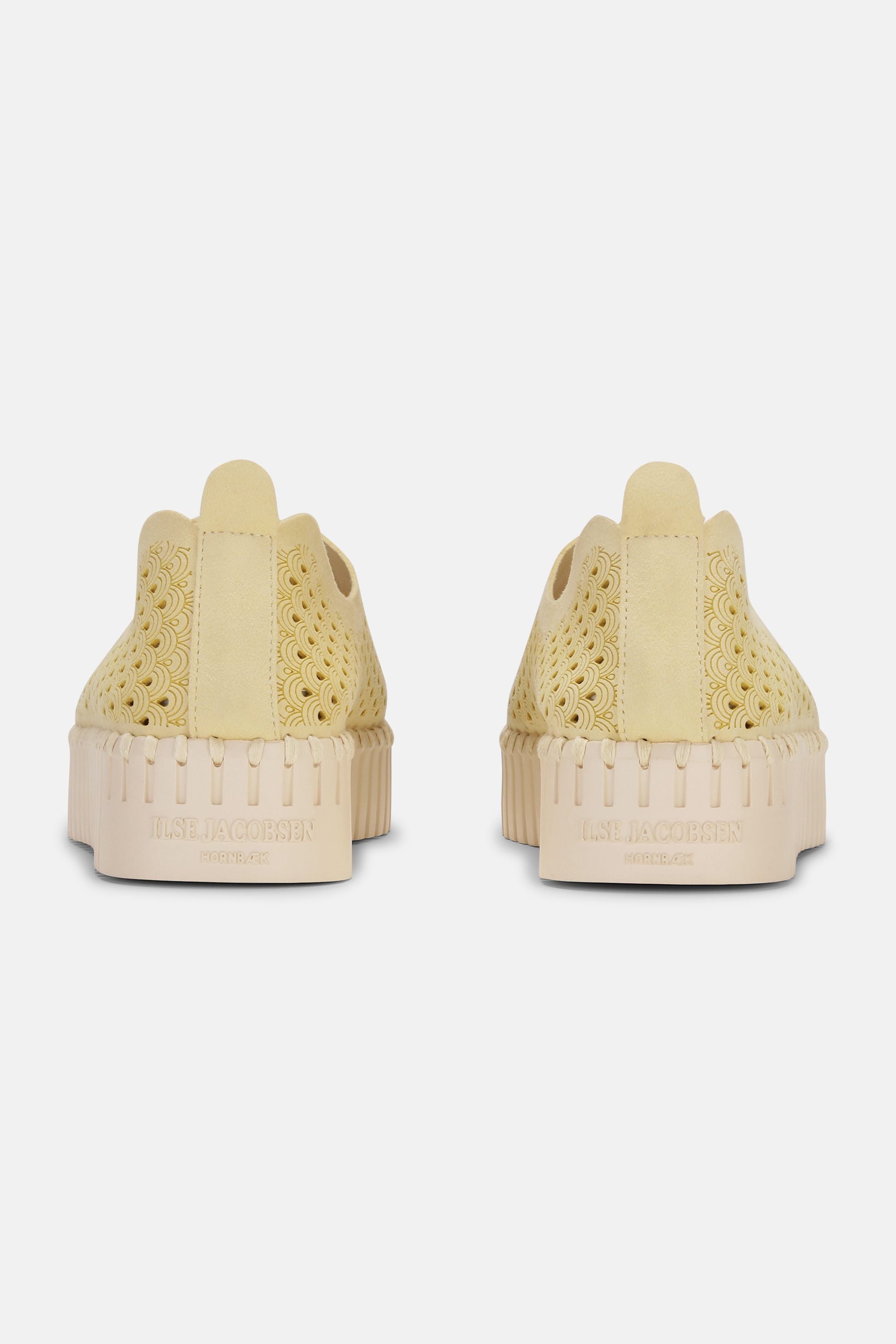 Platform Tulip Skor - Double Cream