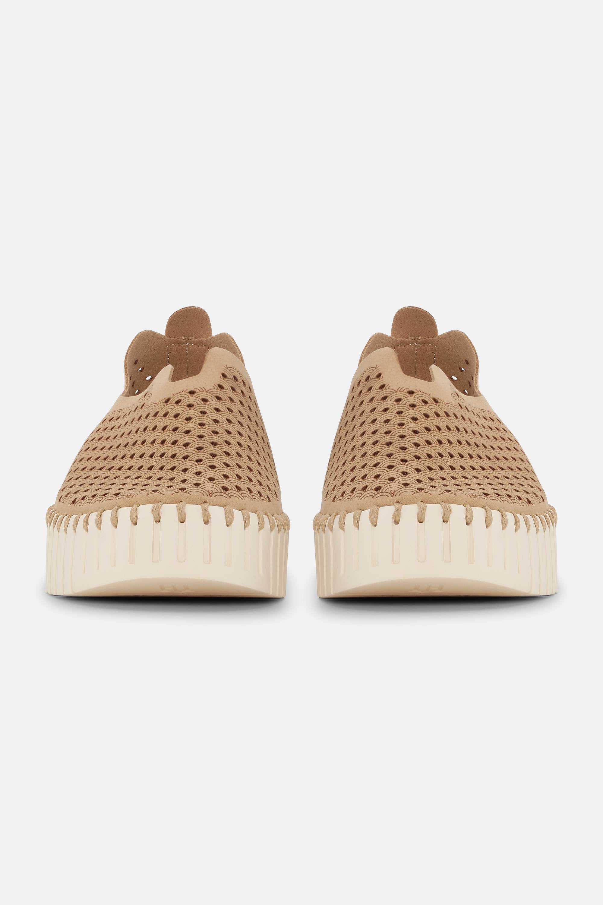 Platform Tulip Skor - Latte