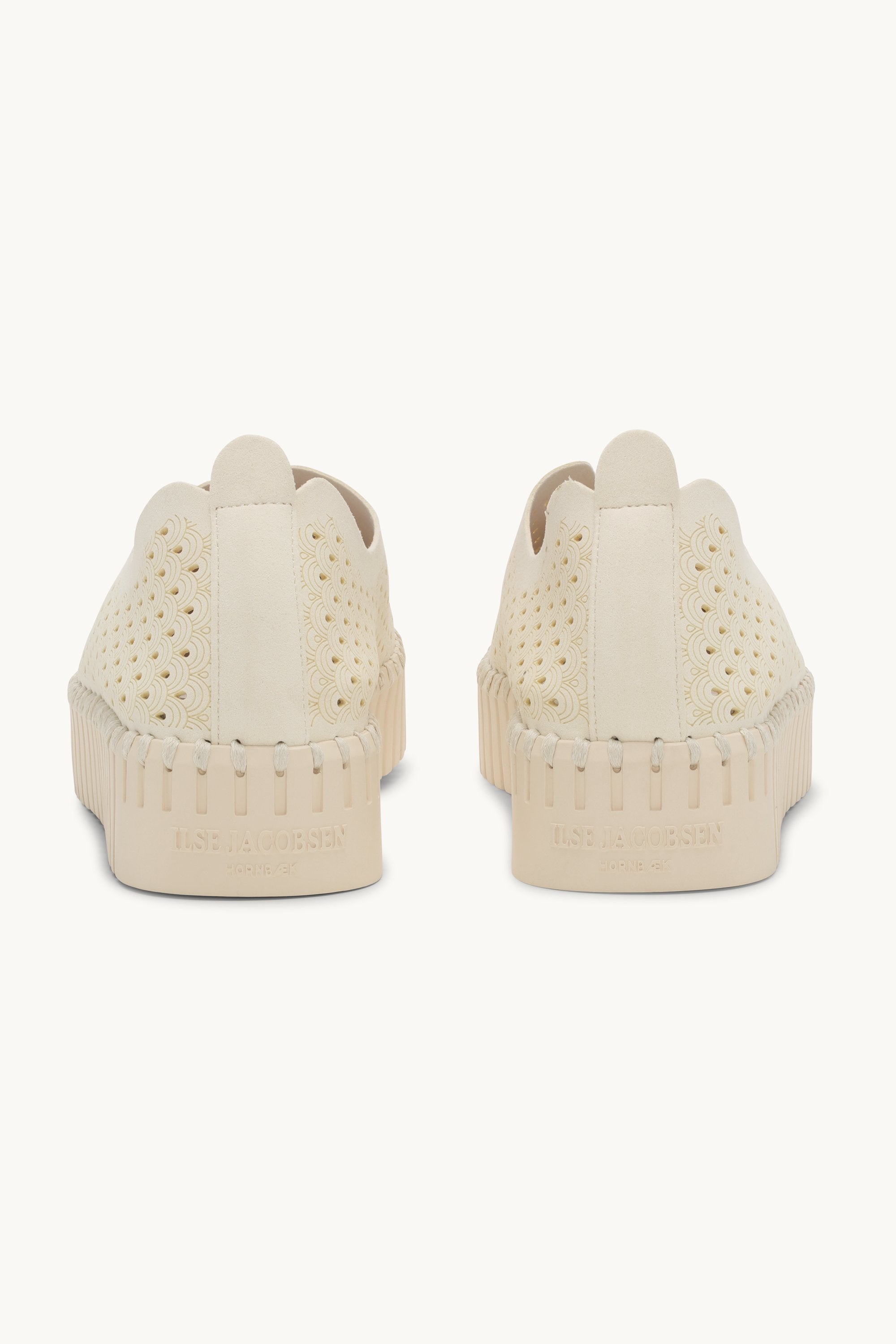 Platform Tulip Skor - Milk Creme